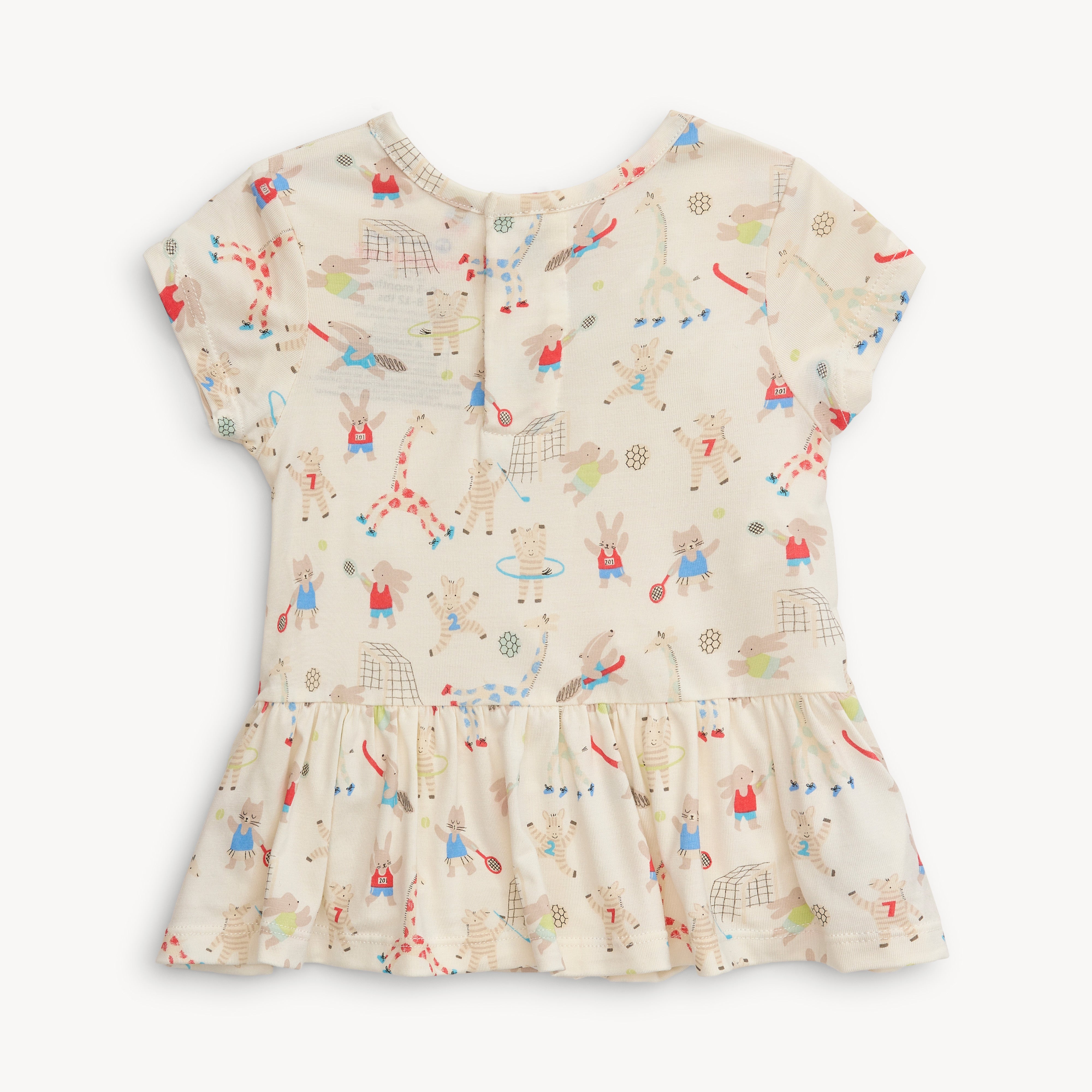 furry field day modal magnetic play all day peplum top + leggings set
