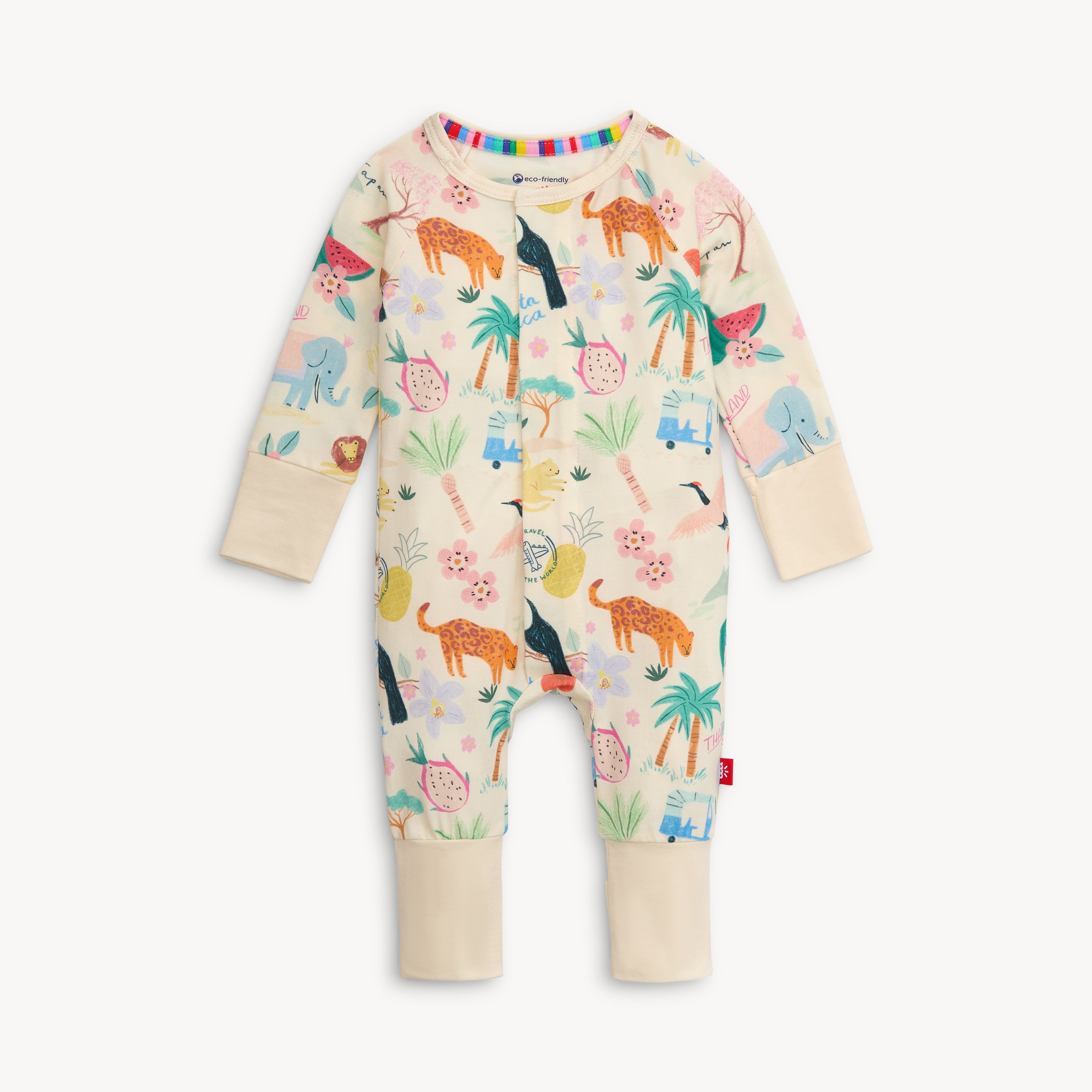 wanderlust wildlife modal magnetic grow with me convertible coverall