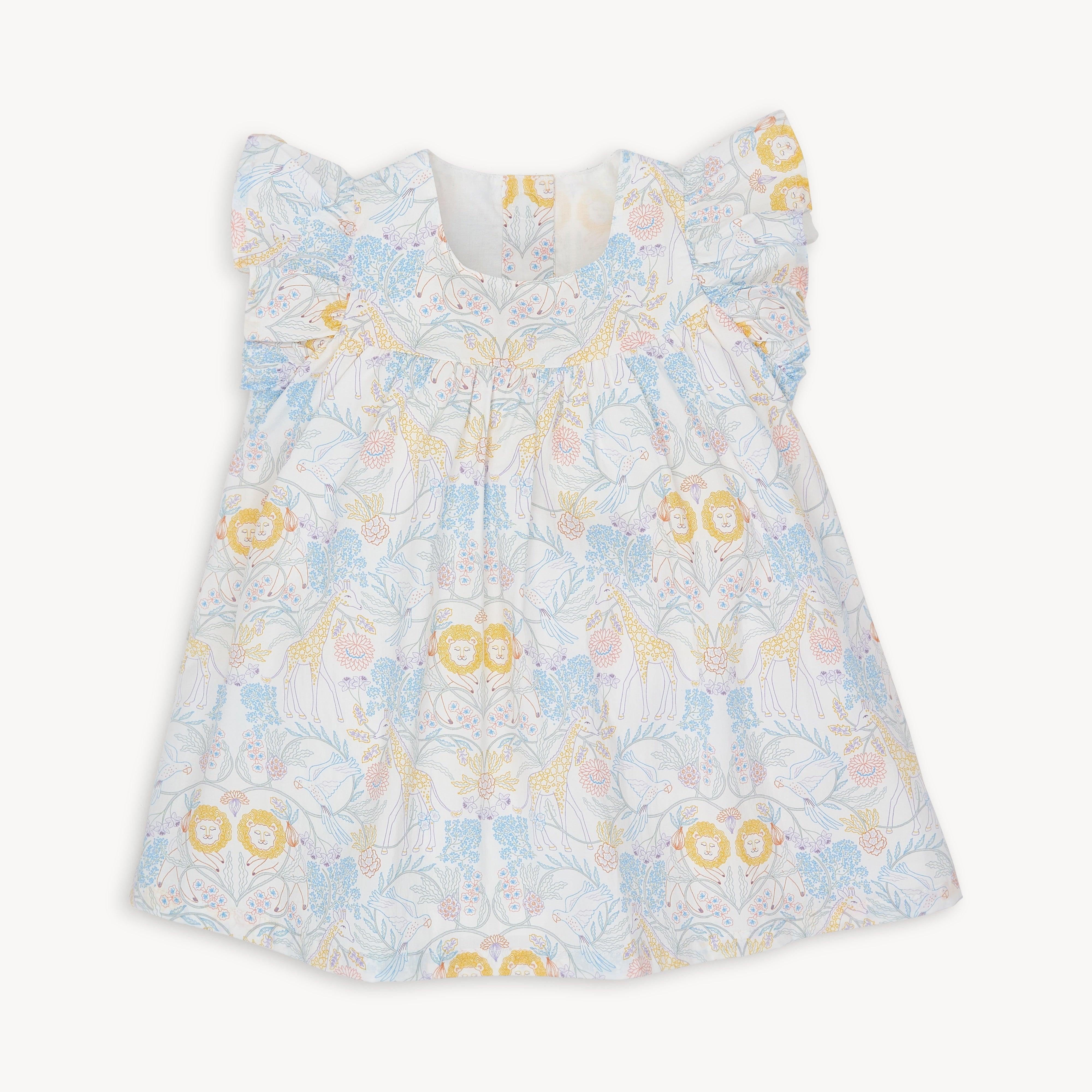 nikki menagerie cotton poplin magnetic easy peasy sleeveless dress