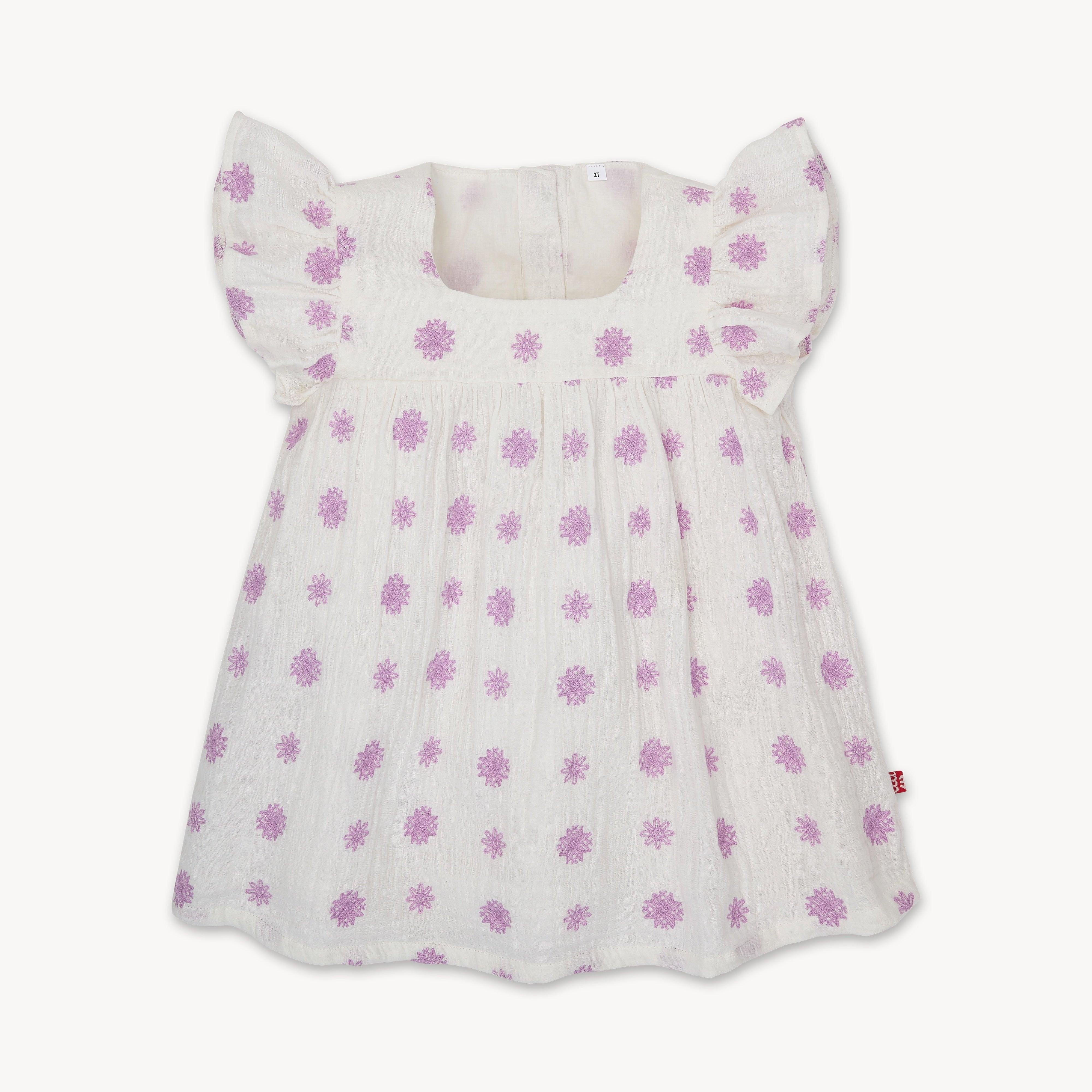 playground pals cotton gauze magnetic easy peasy short sleeve dress