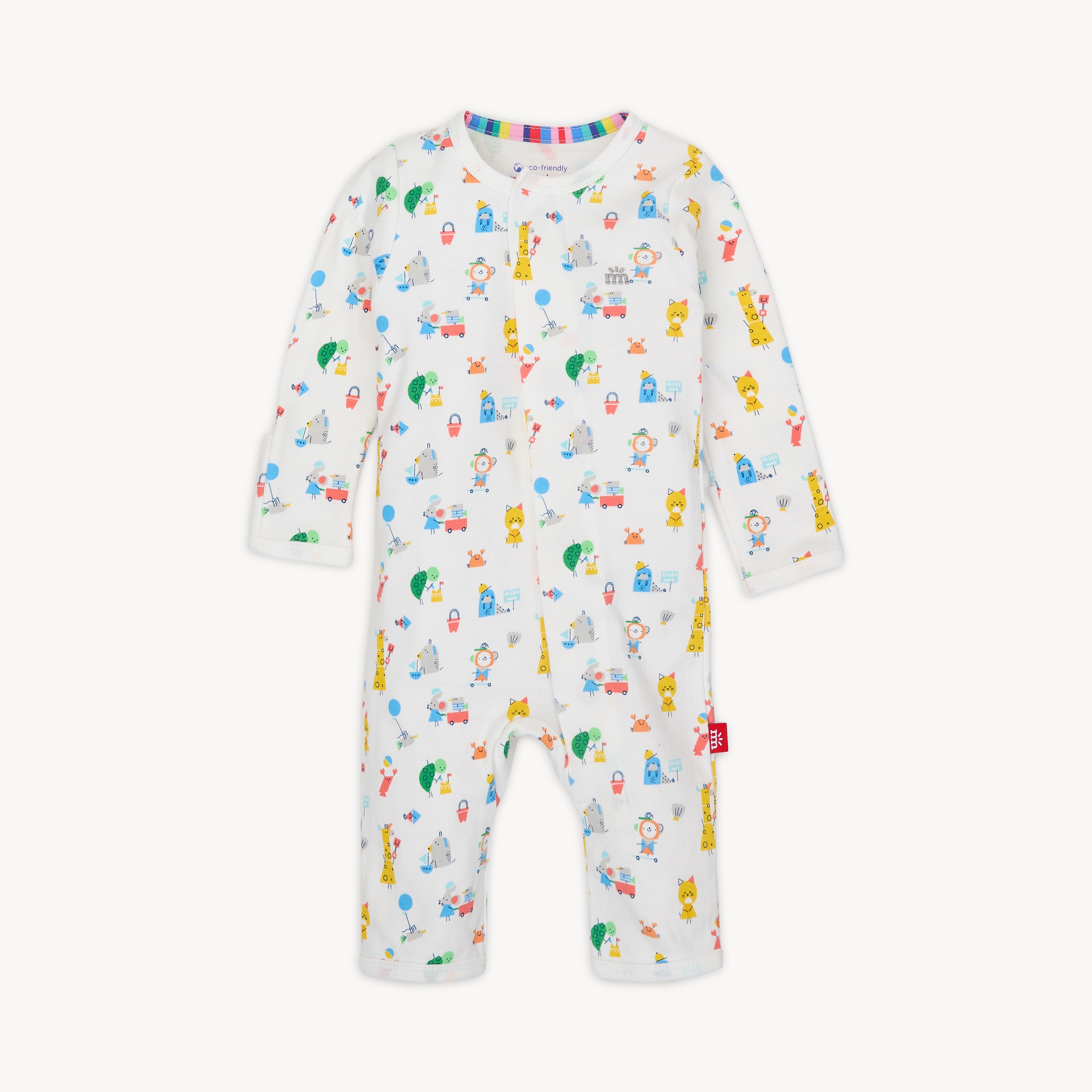 seaside sand squad organic cotton magnetic fuss free coverall