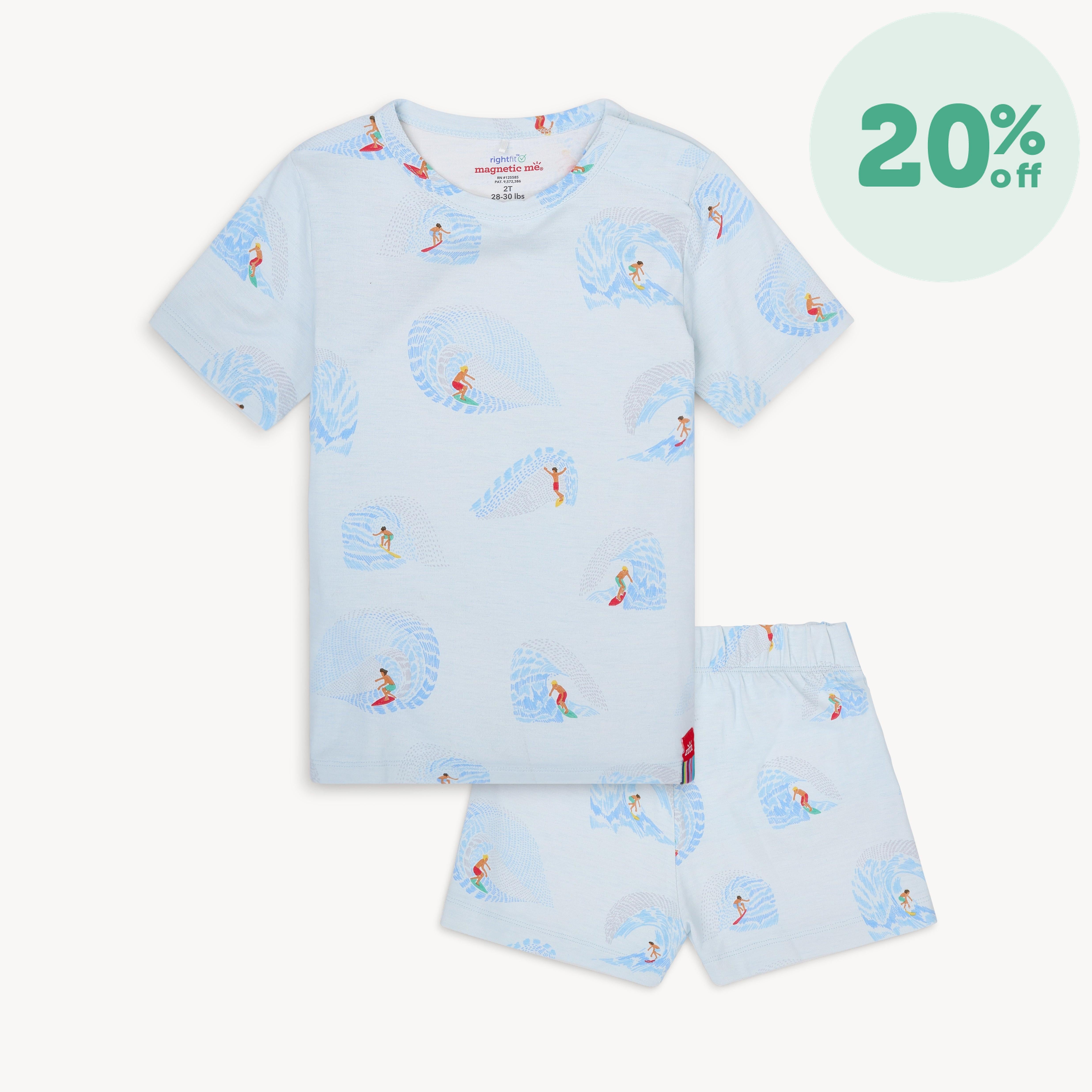 big sur RightFit™ magnetic no drama pajama short sleeve short set