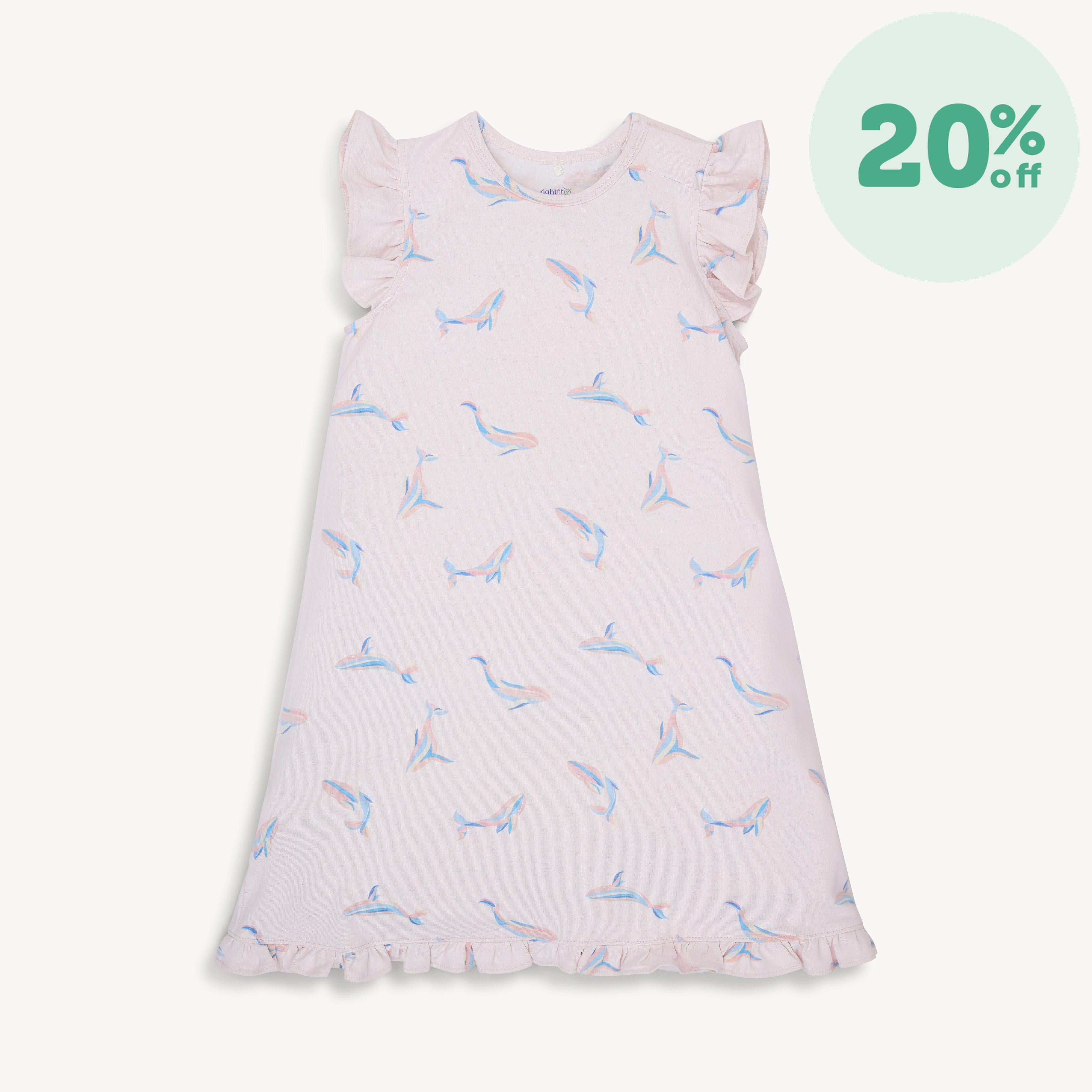 i whale always love you RightFit™ magnetic nightgown