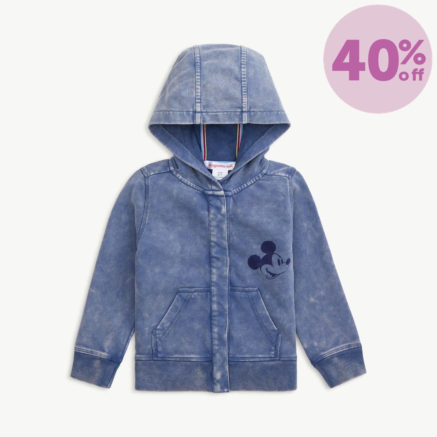 Disney | Magnetic Me Mickey Splatter cotton magnetic hoodie
