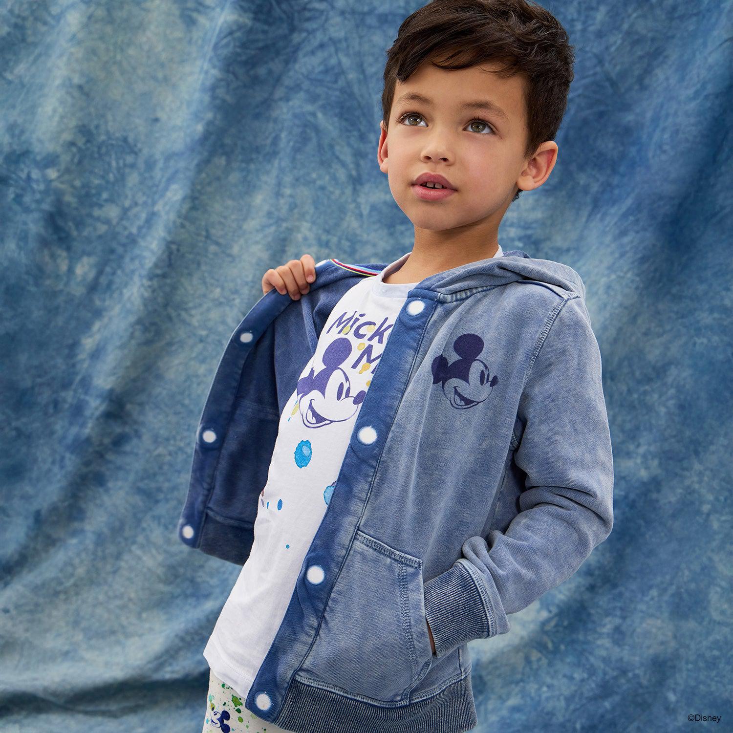 Disney | Magnetic Me Mickey Splatter cotton magnetic hoodie