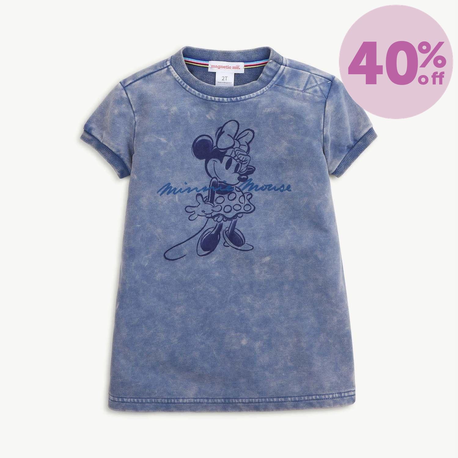Disney | Magnetic Me Mickey Splatter cotton magnetic sweatshirt dress