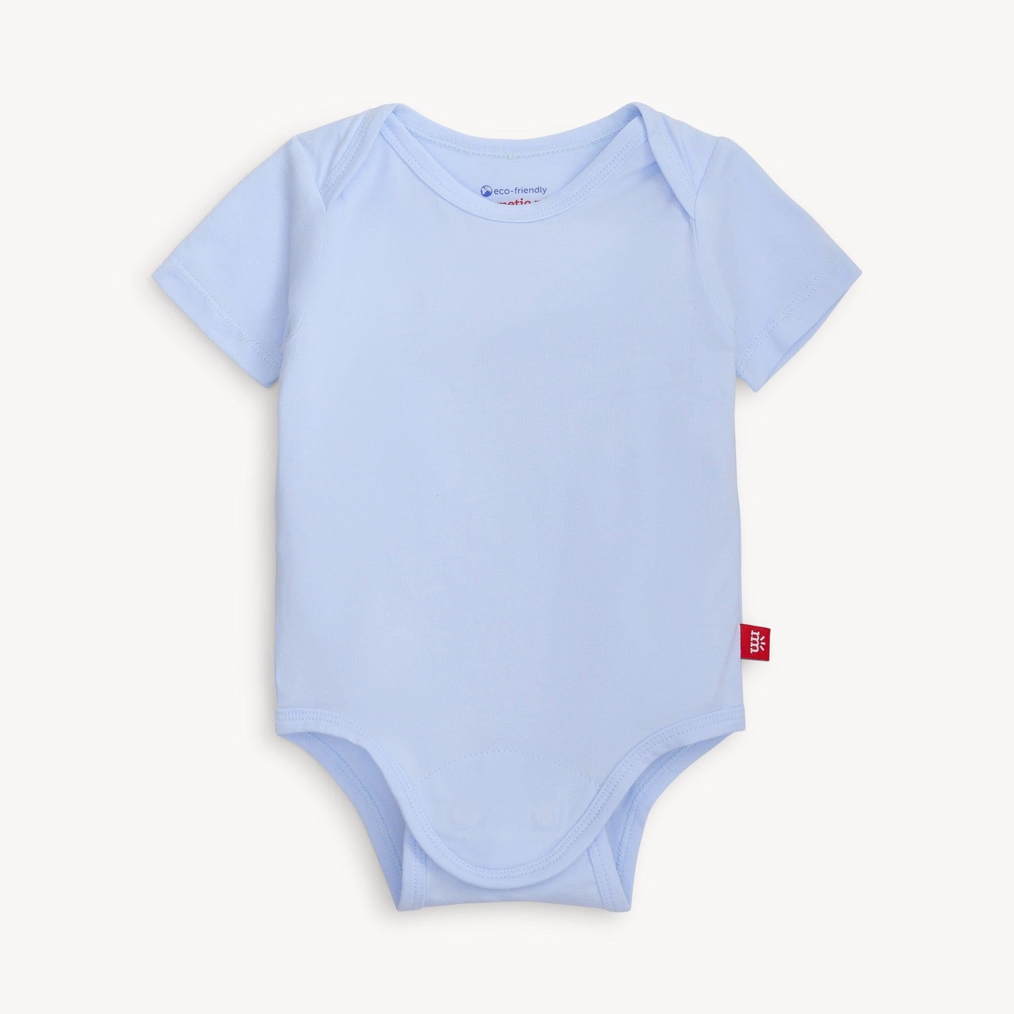 soft baby blue CloudStretch™ magnetic bodysuit