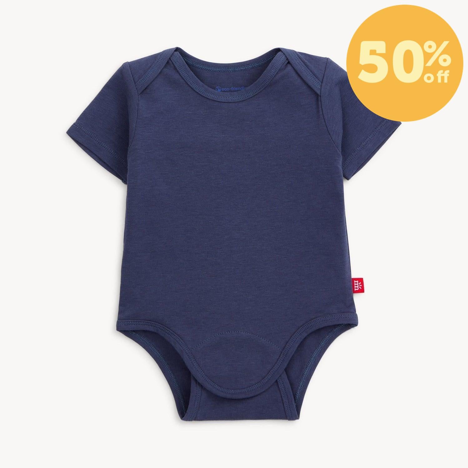 harbor blue cloudstretch™ magnetic tiny tornado bodysuit