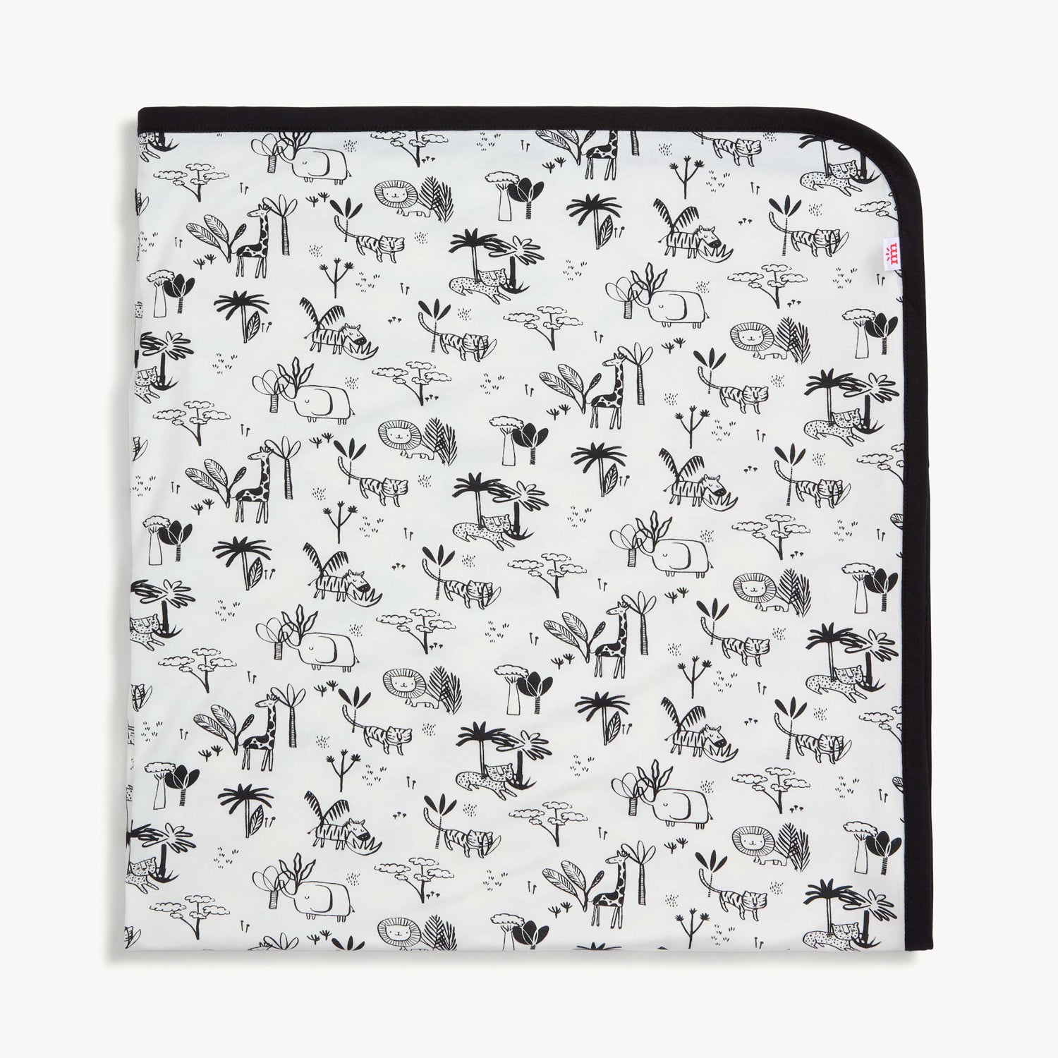 animal safari modal soothing swaddle blanket