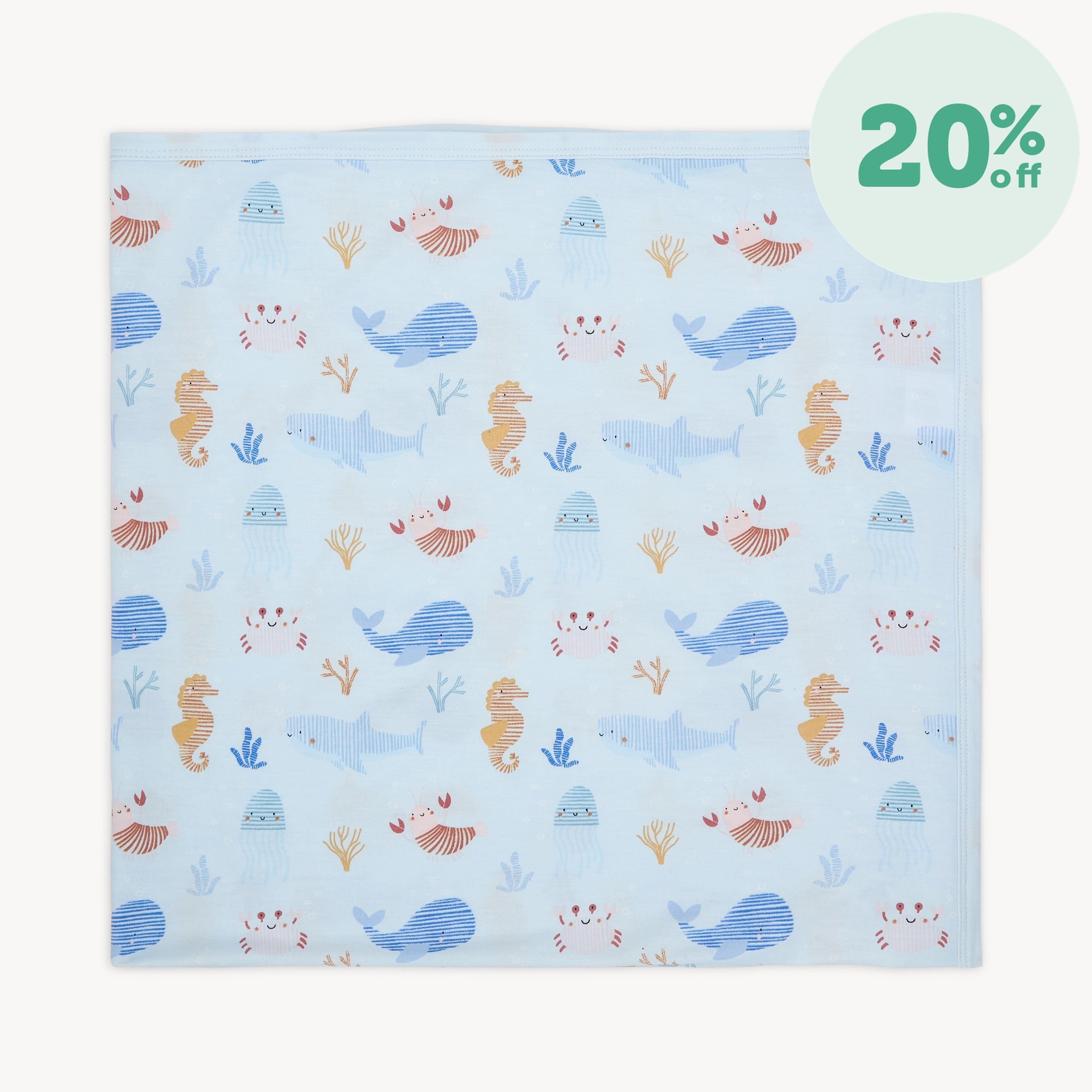 deep sea jubilee modal baby blanket