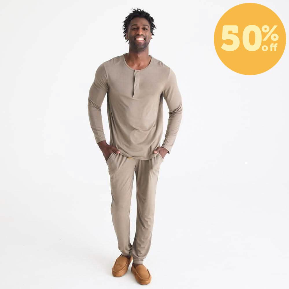 men's fresh brew modal magnetic henley jogger set