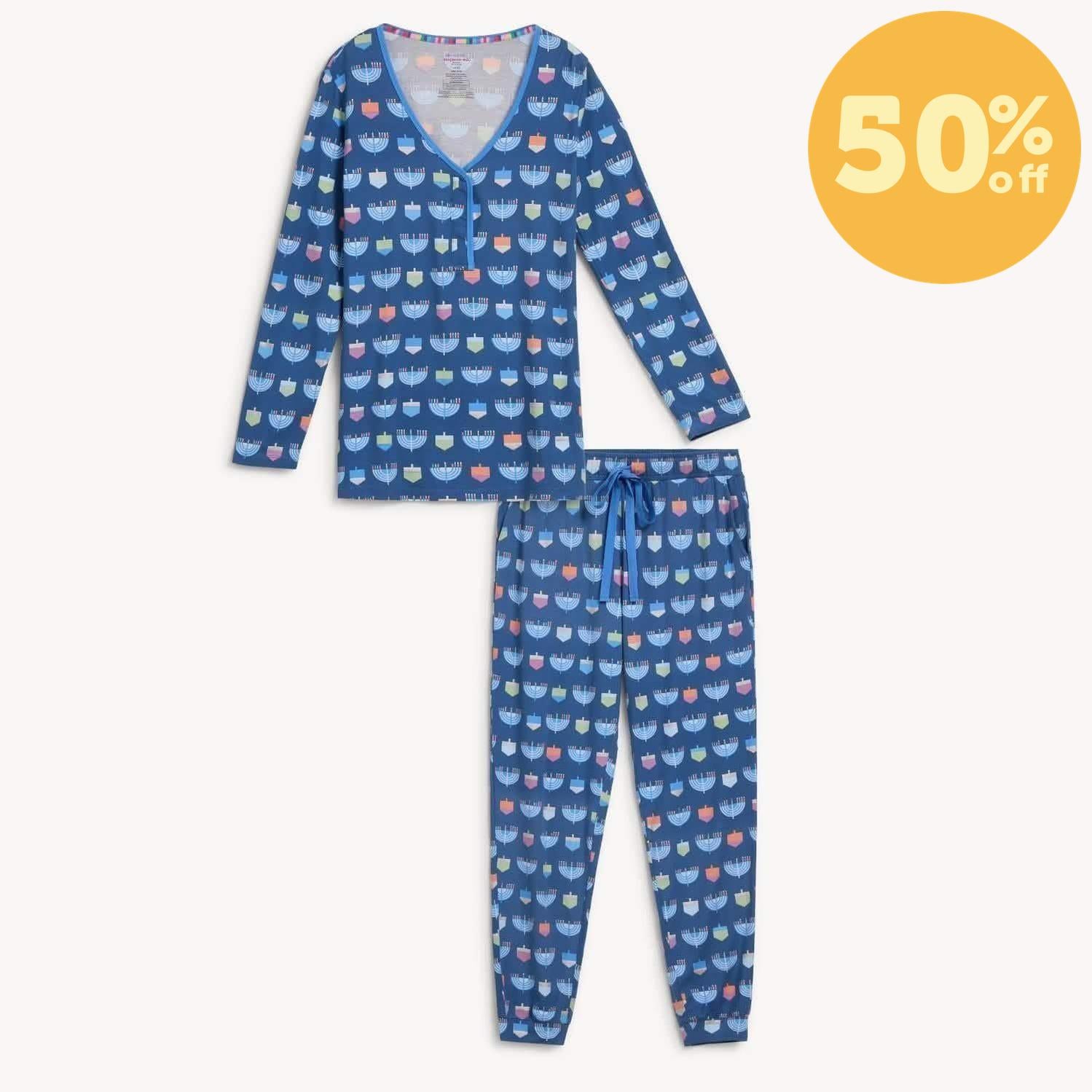 women's spin me right round modal magnetic signature long sleeve jogger set