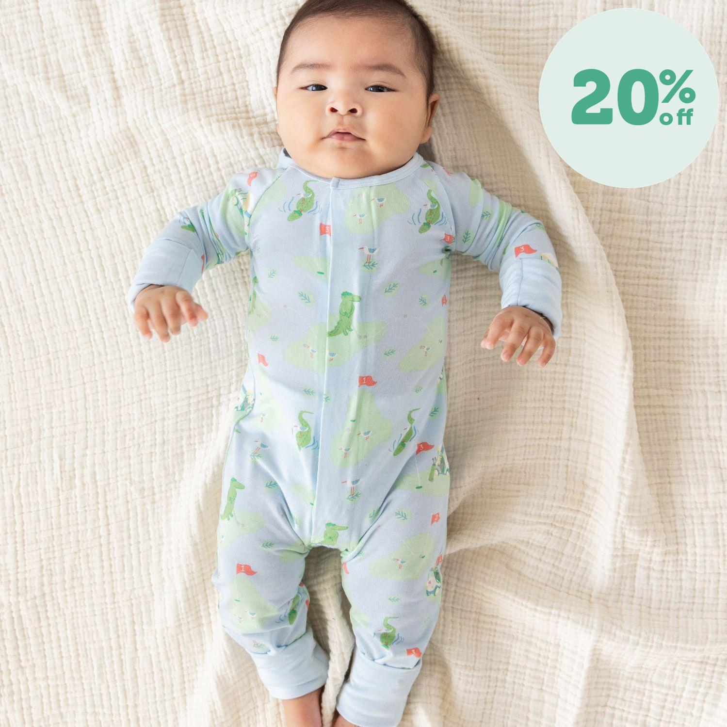 a putt above modal magnetic grow with me convertible coverall - re-loved