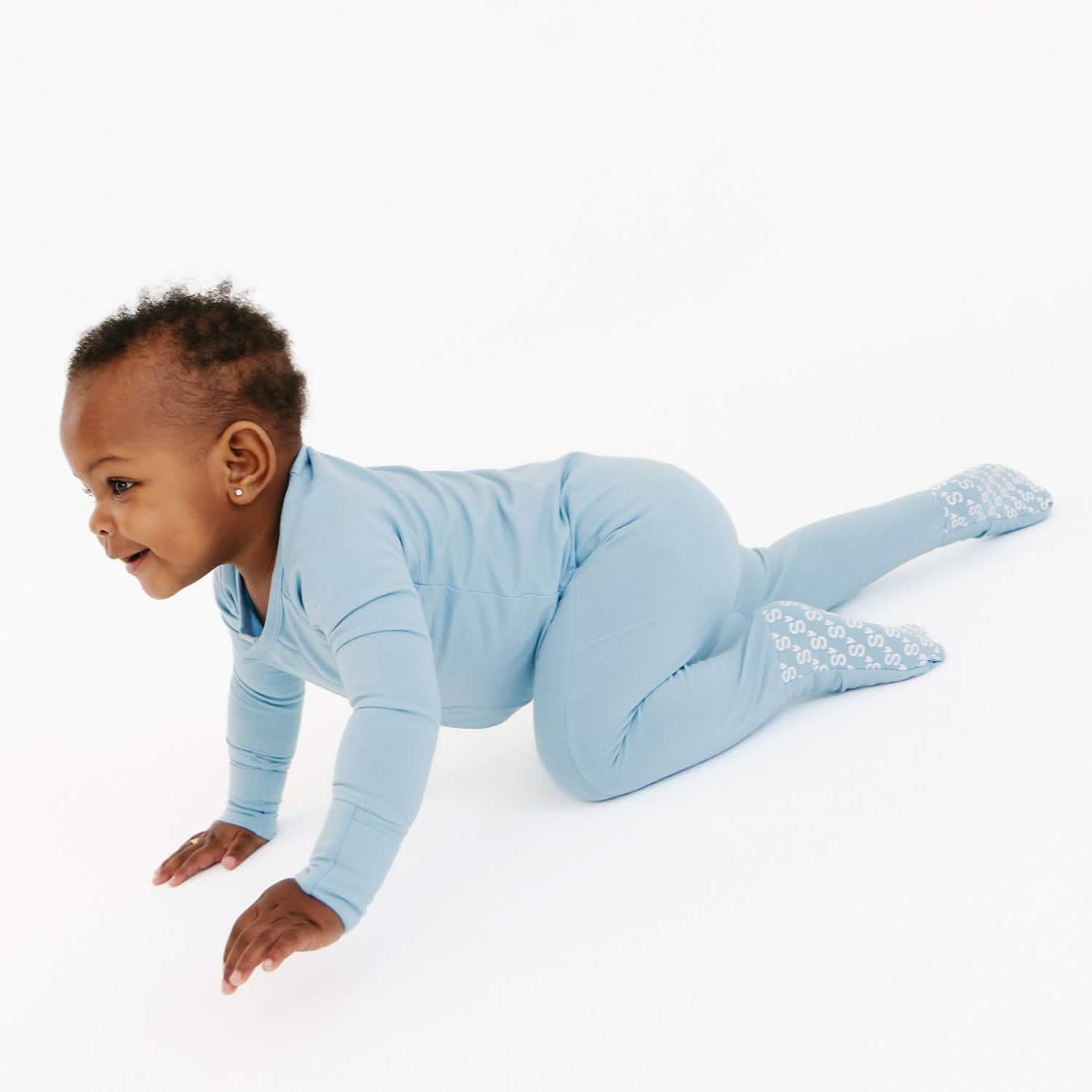 blue lake cloudstretch™ magnetic convertible coveralls - re-loved