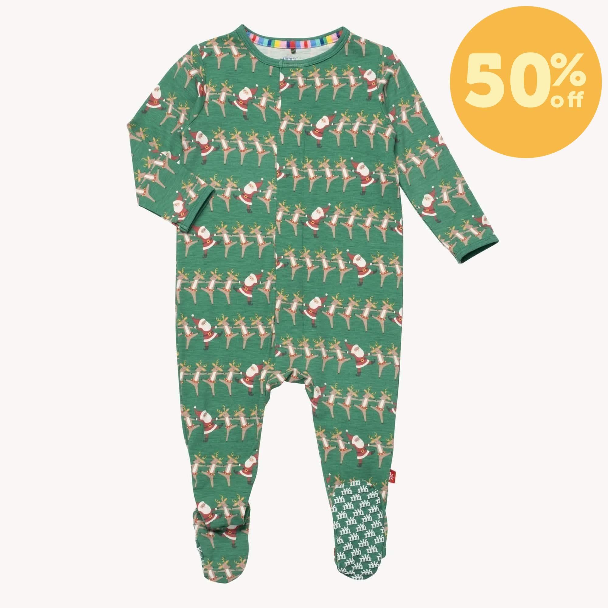 christmas can can RightFit™ magnetic parent favorite footie