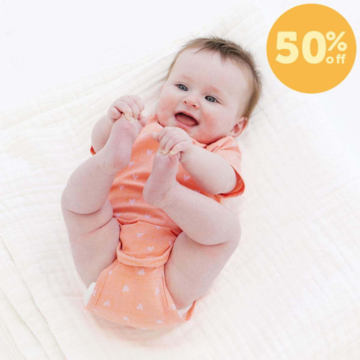 distressed heart cloudstretch™ magnetic bodysuit