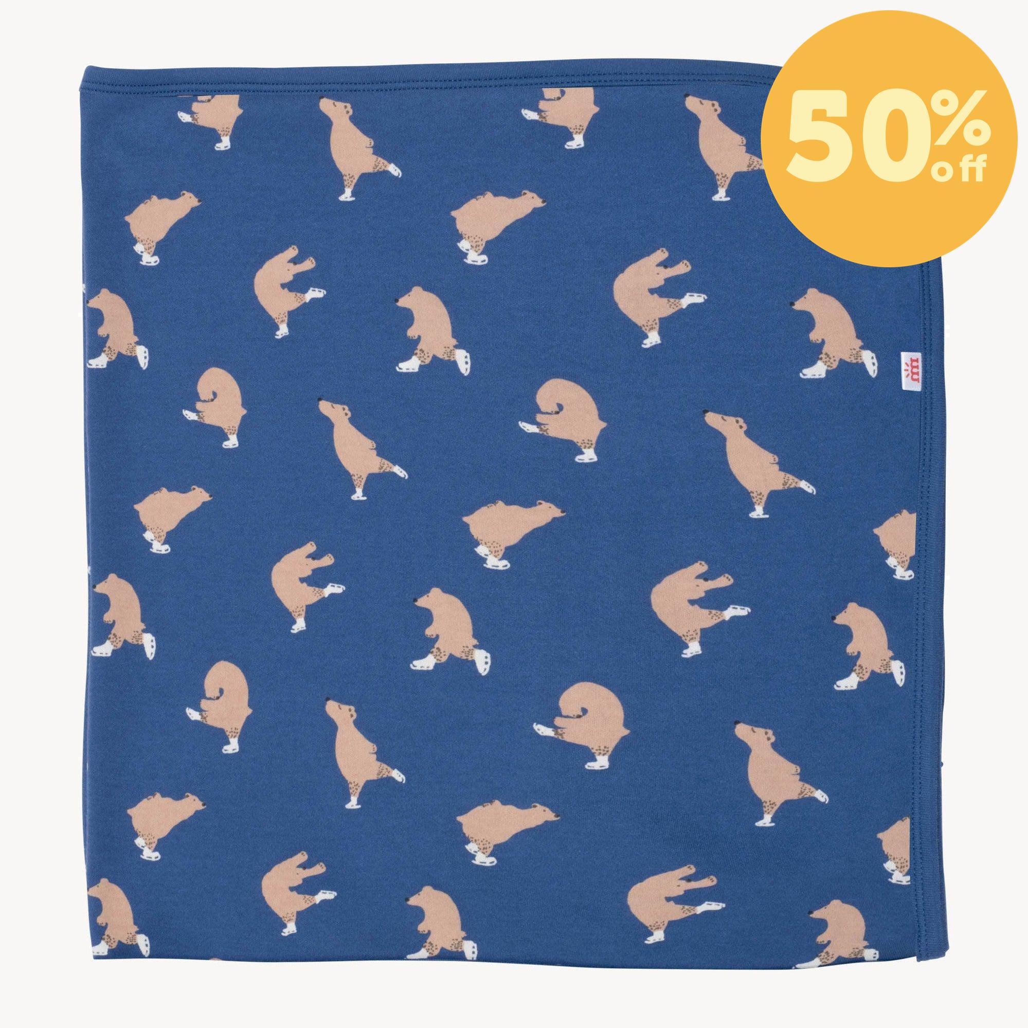 gliding through life organic cotton baby blanket
