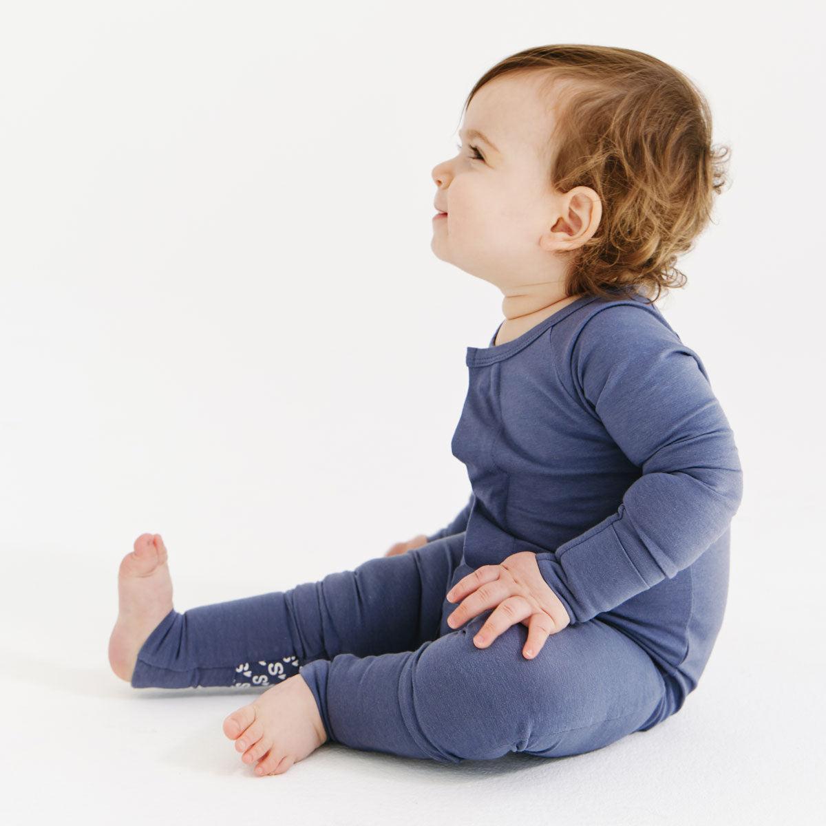 harbor blue cloudstretch™ magnetic convertible coveralls - re-loved