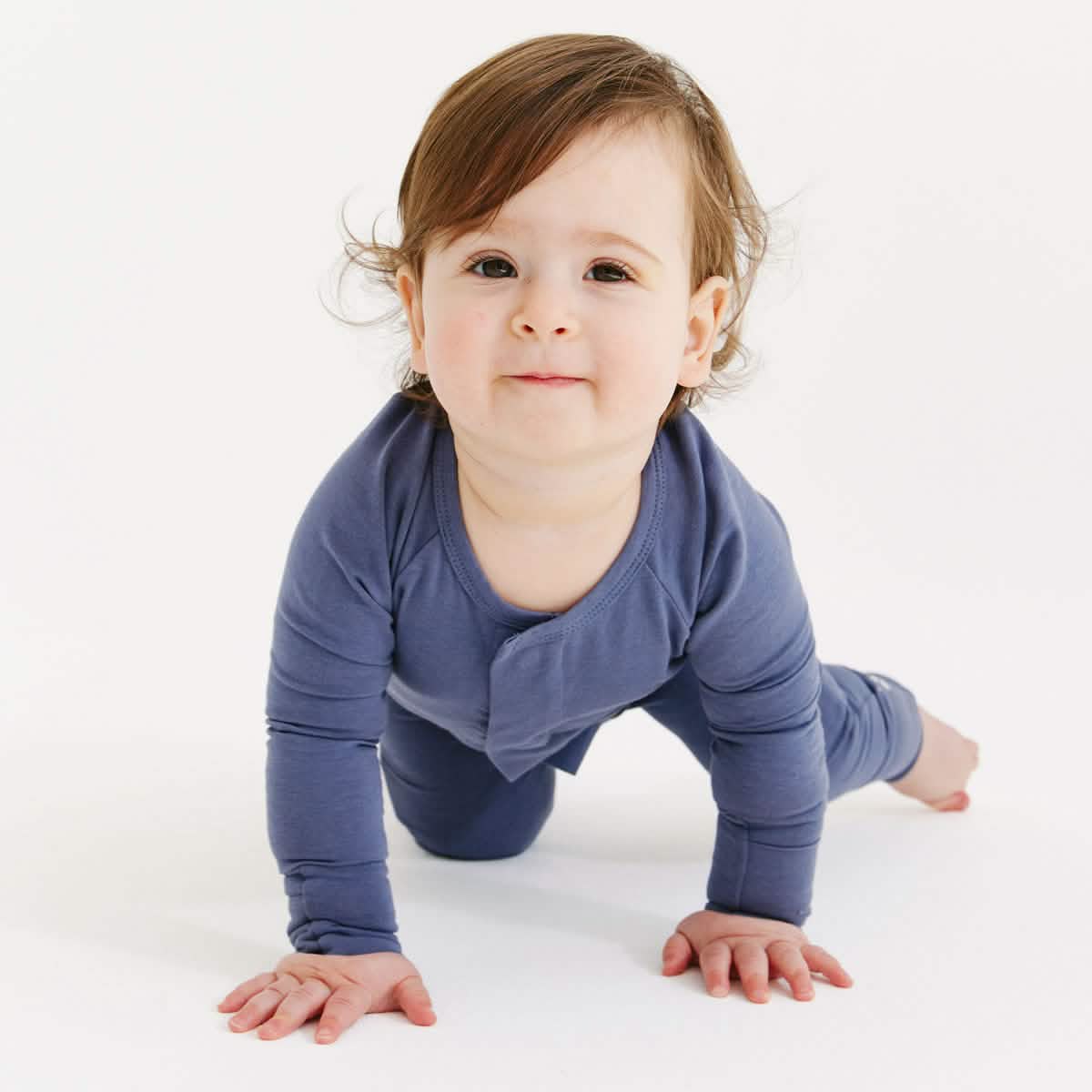 harbor blue cloudstretch™ magnetic convertible coveralls - re-loved