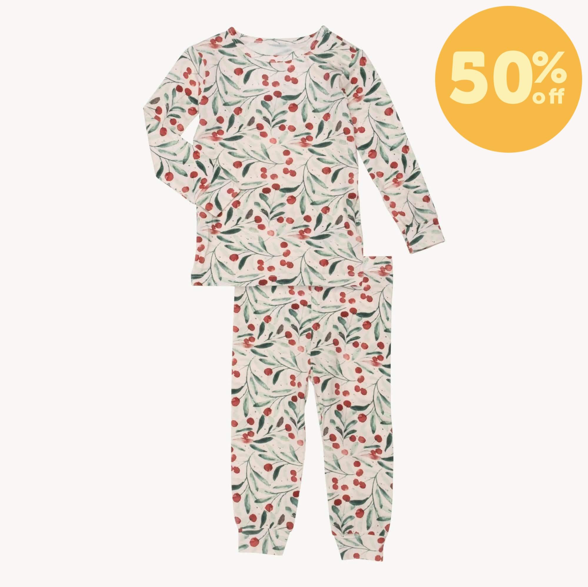 kiss me baby one more time modal magnetic no drama pajama long sleeve set