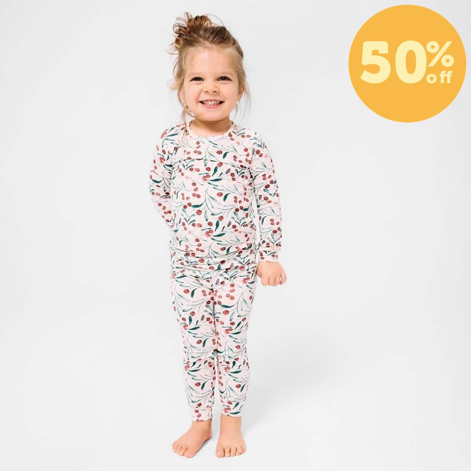 kiss me baby one more time modal magnetic no drama pajama long sleeve set