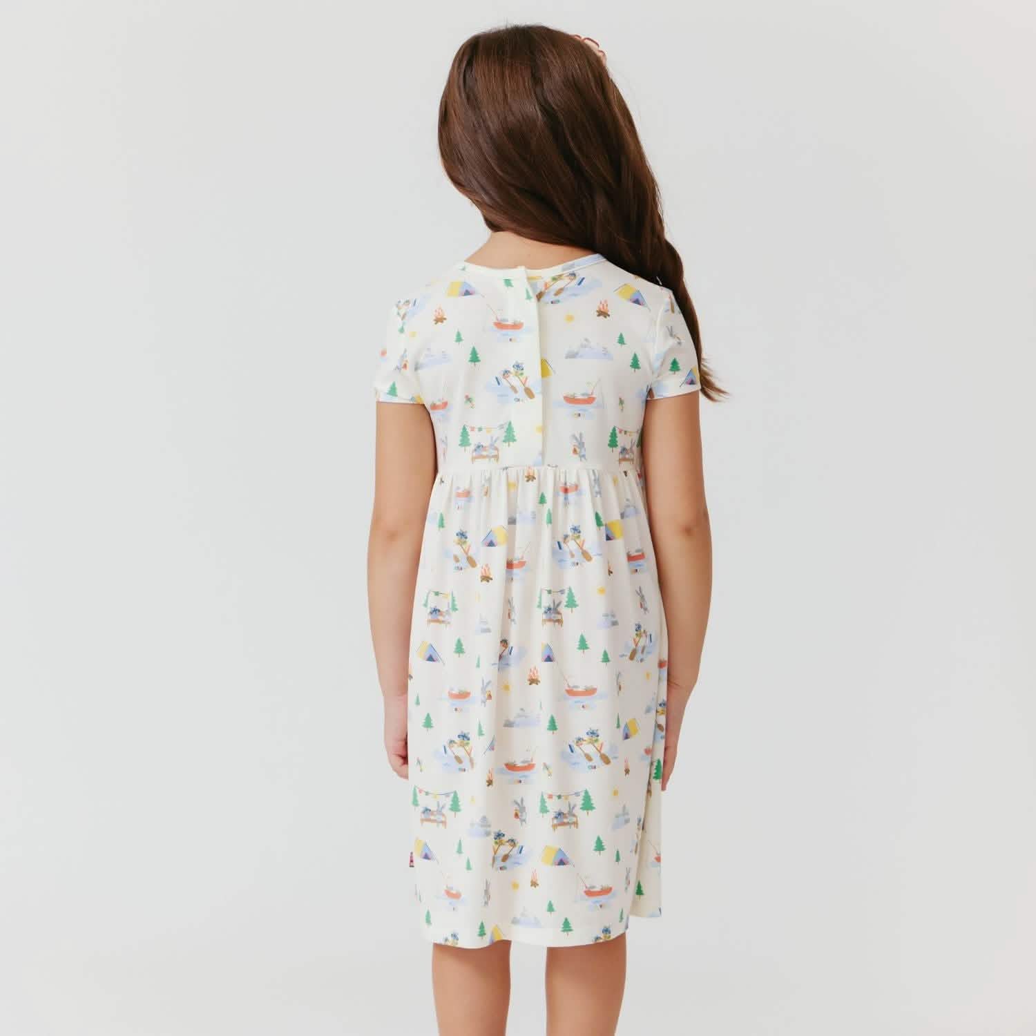 lake you a lot modal magnetic easy peasy short sleeve dress - re-loved