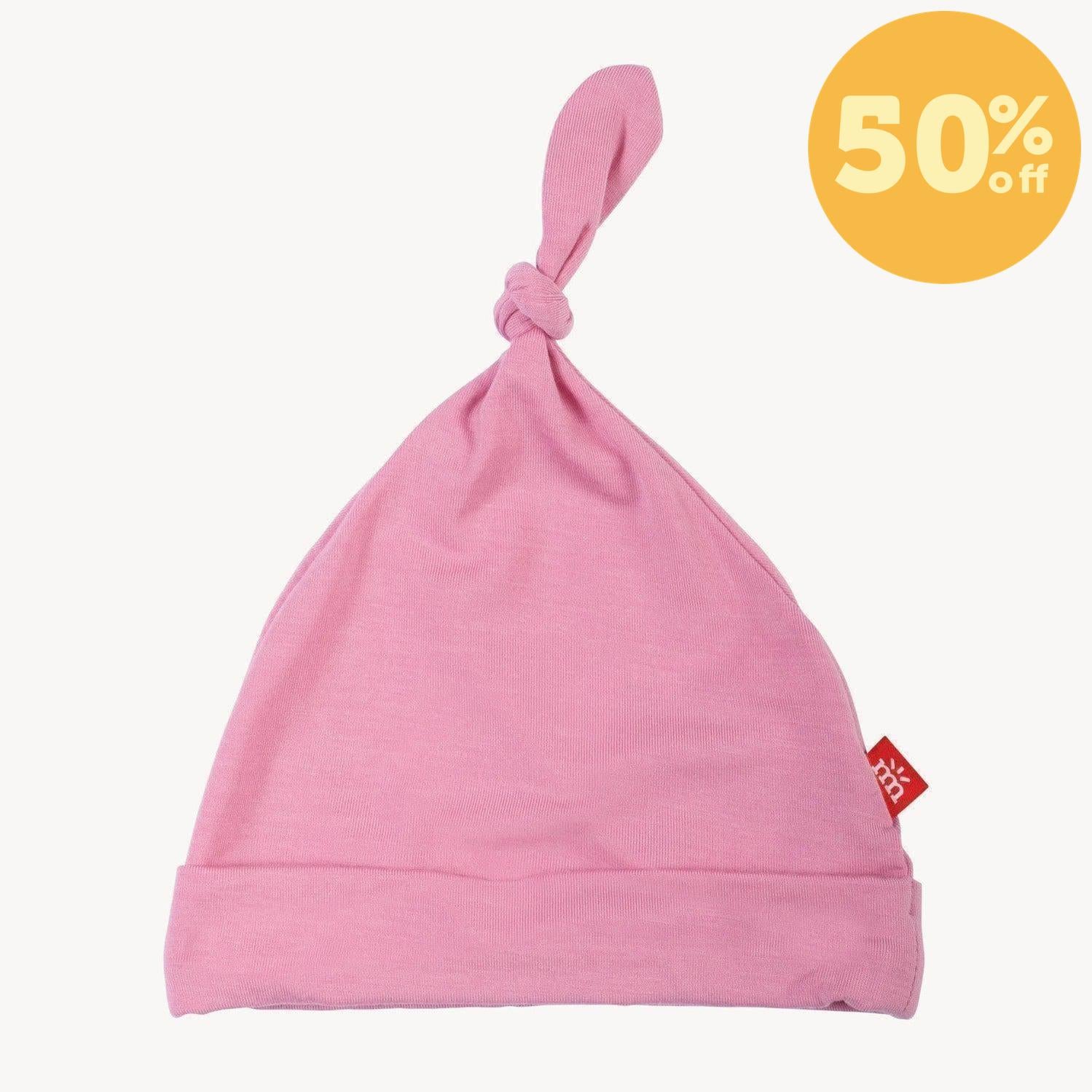 mauve modal newborn hat