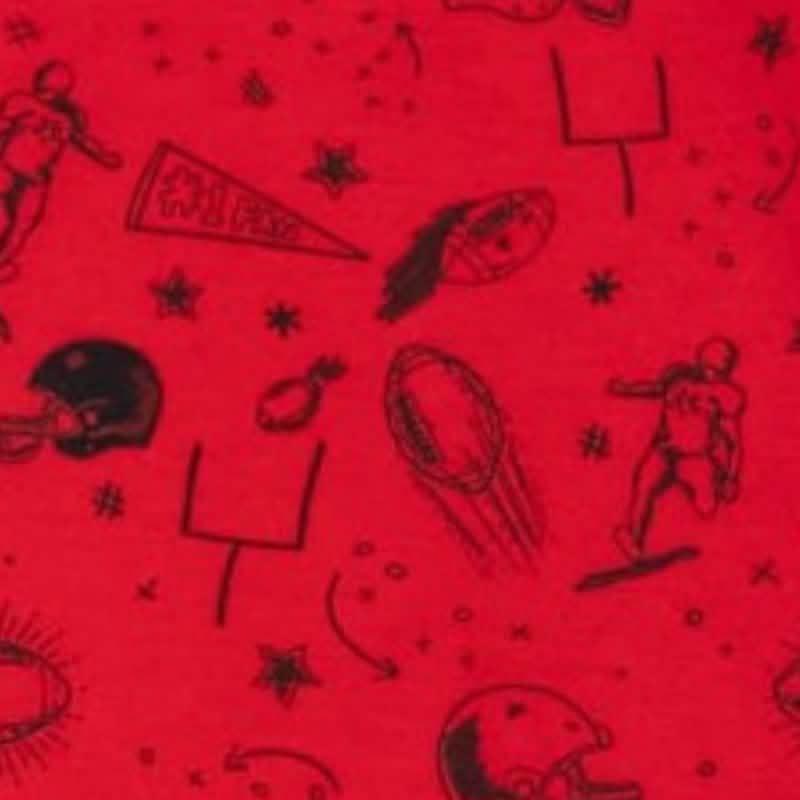 red game day modal magnetic parent favorite footie