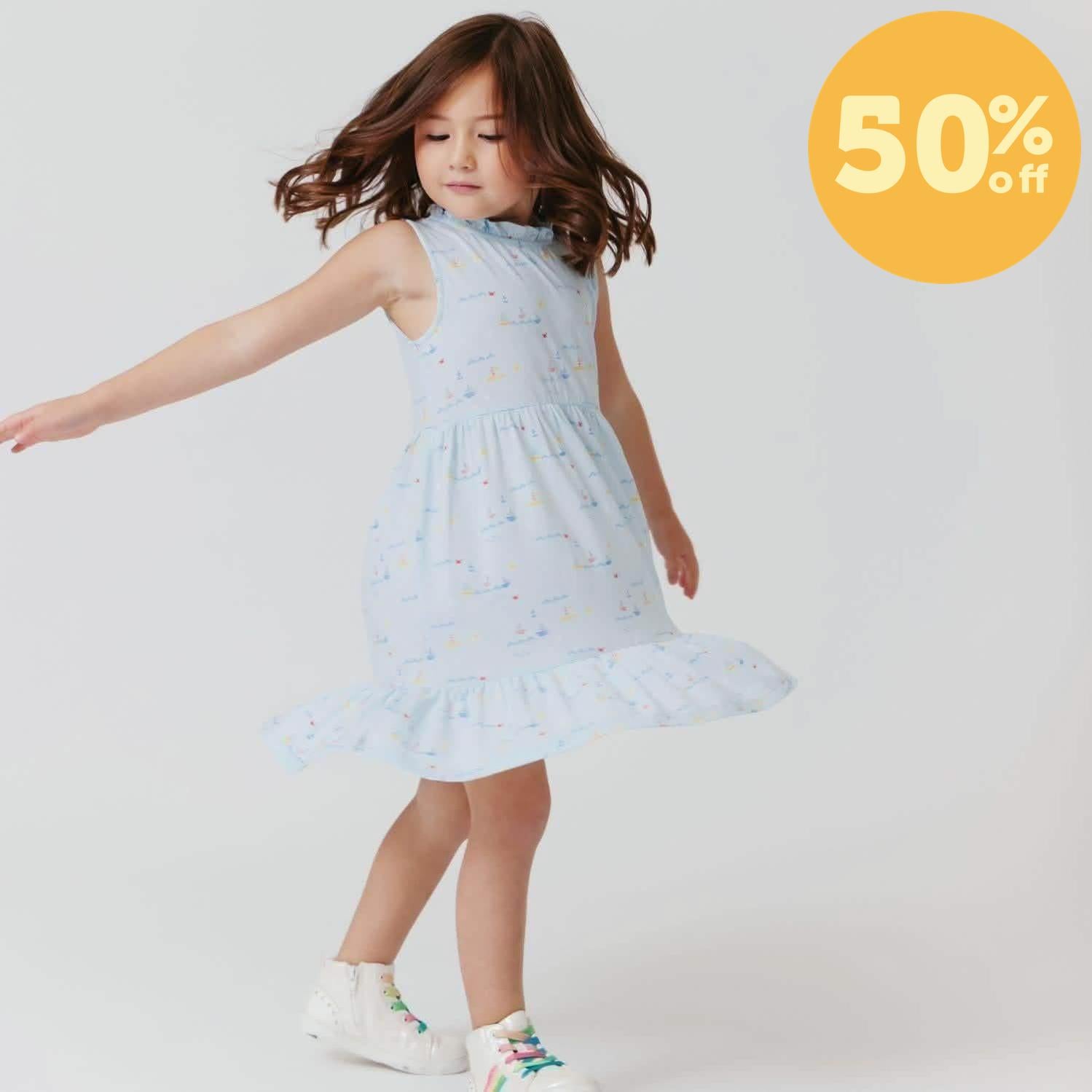 sail-ebrate good times modal magnetic easy peasy sleeveless dress