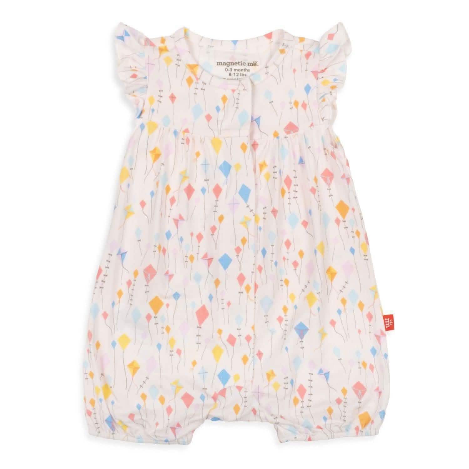 sky's the limit modal magnetic sleeveless romper - re-loved