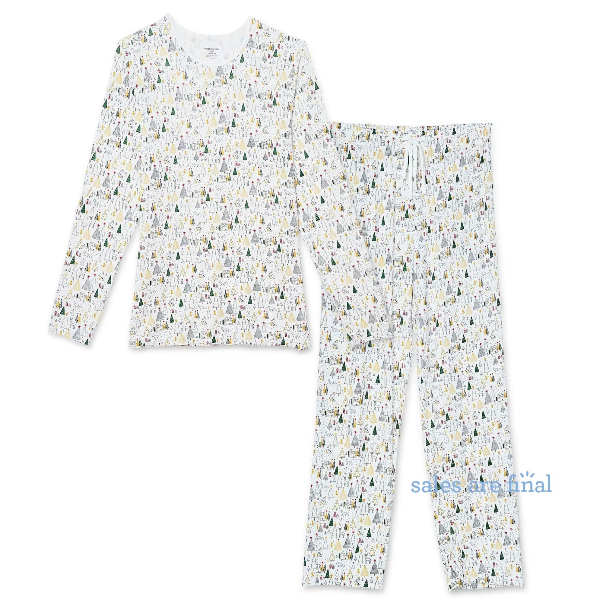 so silent night holiday modal mens pajama set - re-loved