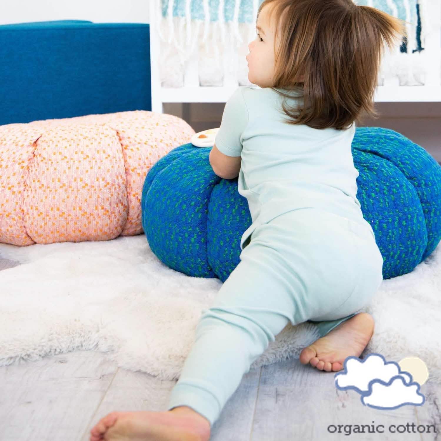sprout organic cotton magnetic kids pajama set