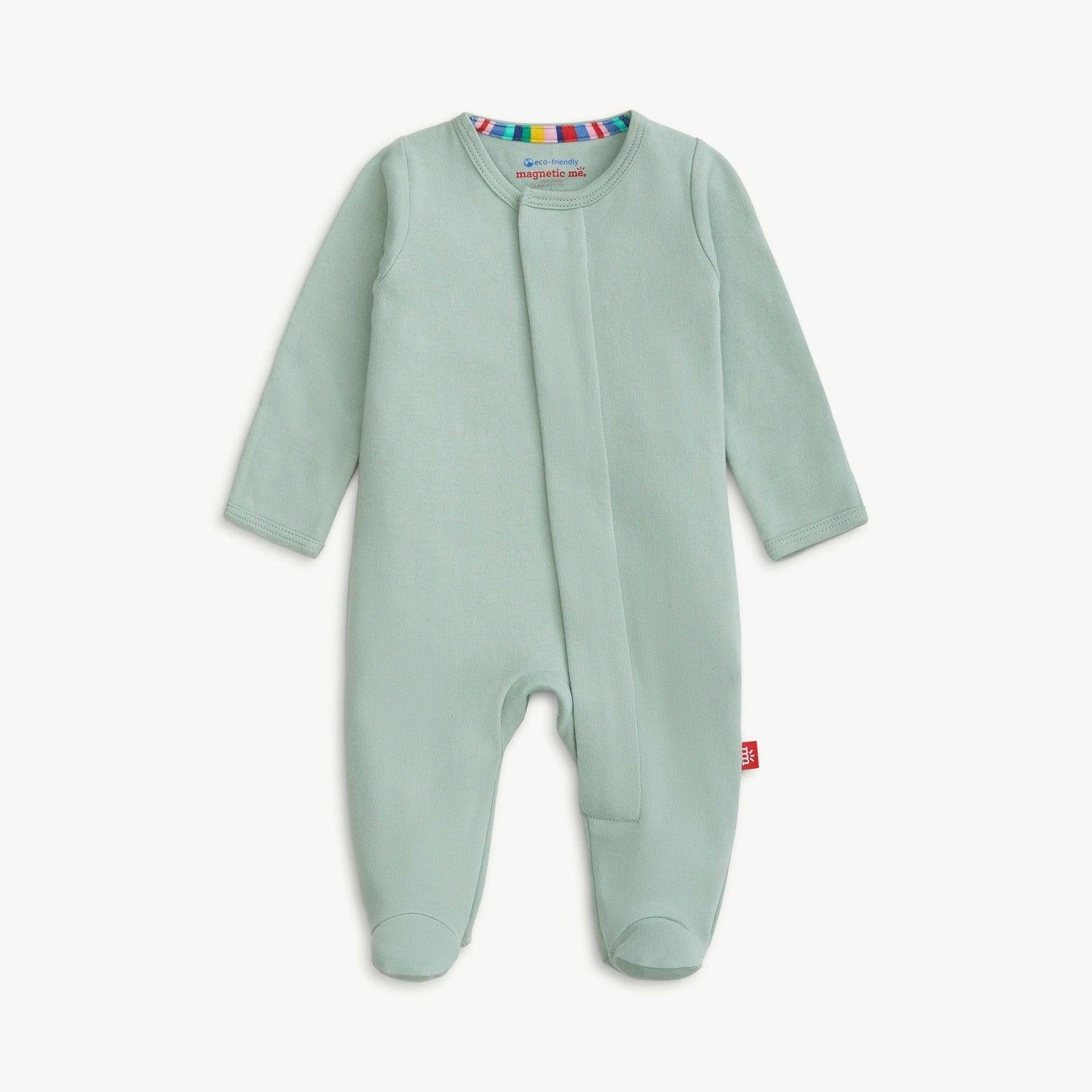 sprout organic cotton magnetic parent favorite footie - re-loved