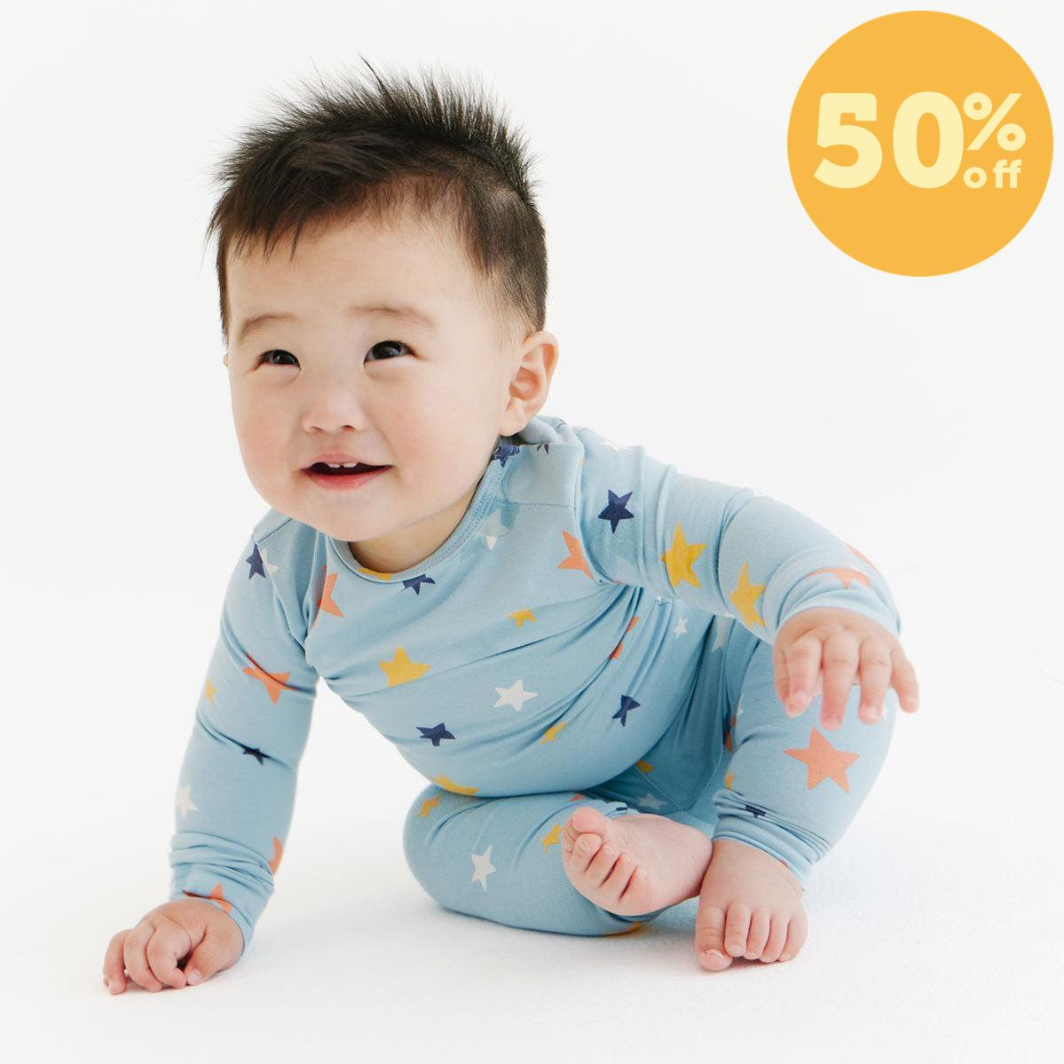 stars cloudstretch™ magnetic toddler pajama set