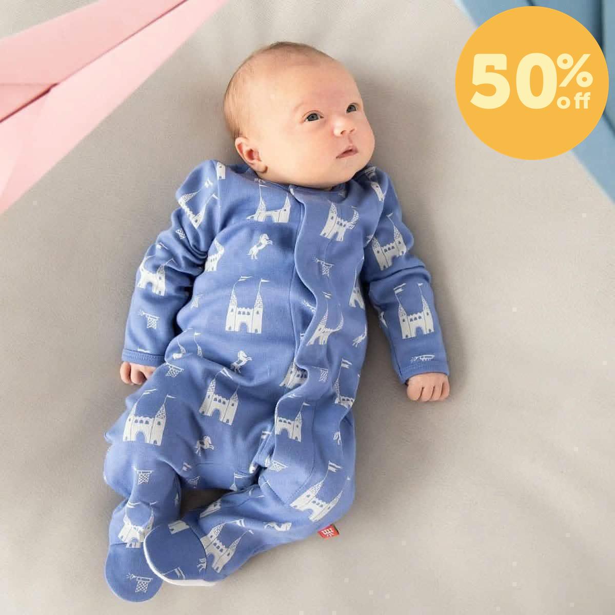 the balmoral of the story organic cotton magnetic parent favorite footie