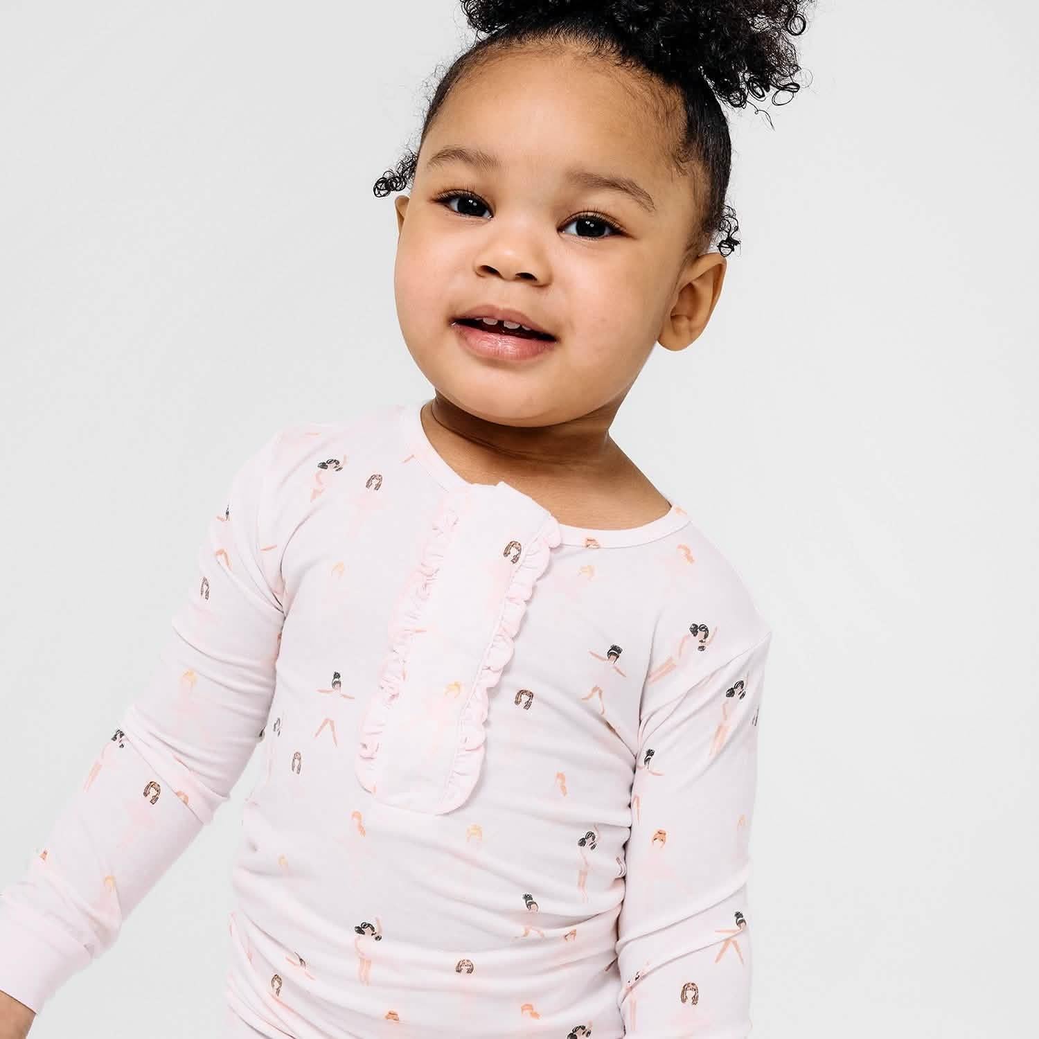 tutu twirls modal magnetic no drama pajama long sleeve set