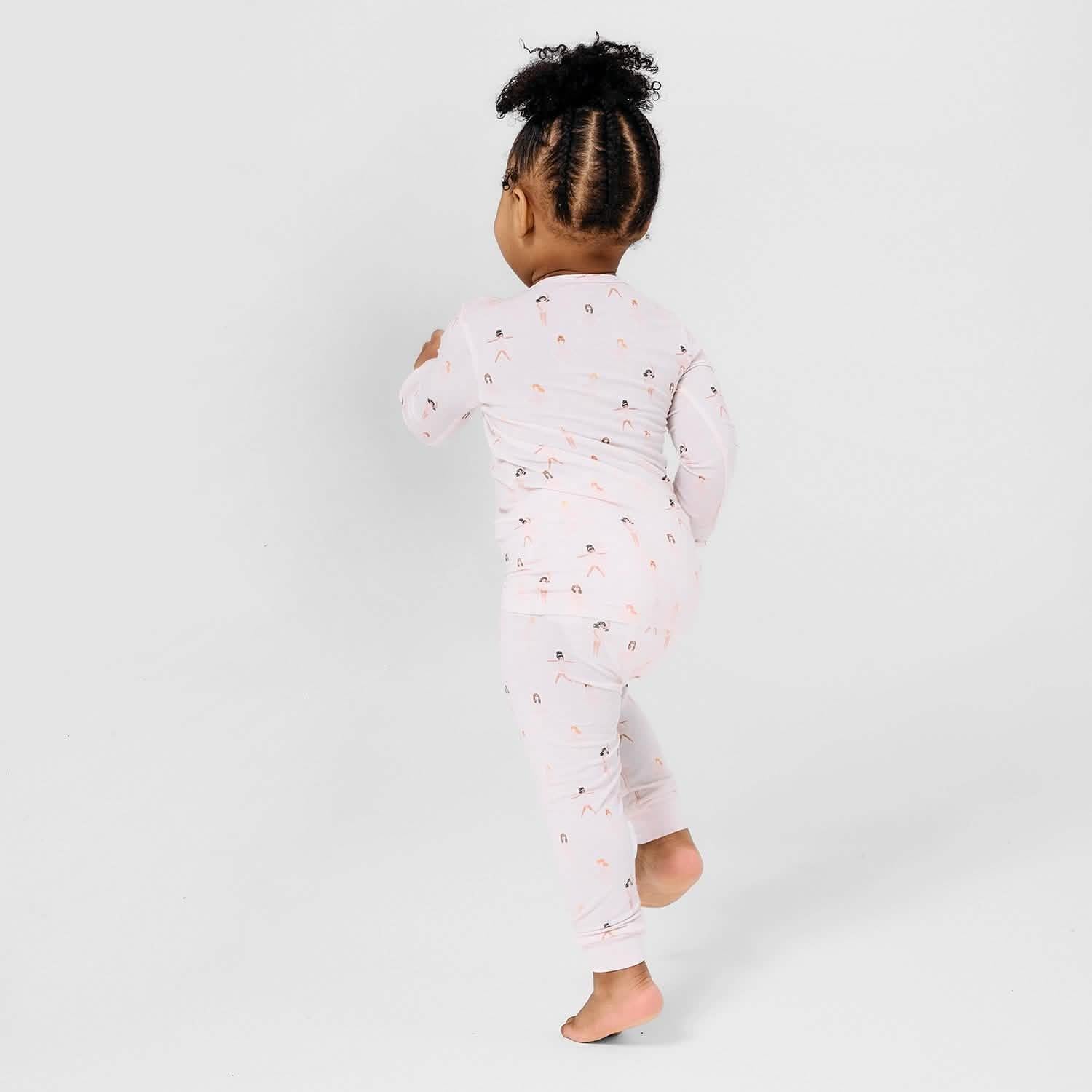tutu twirls modal magnetic no drama pajama long sleeve set