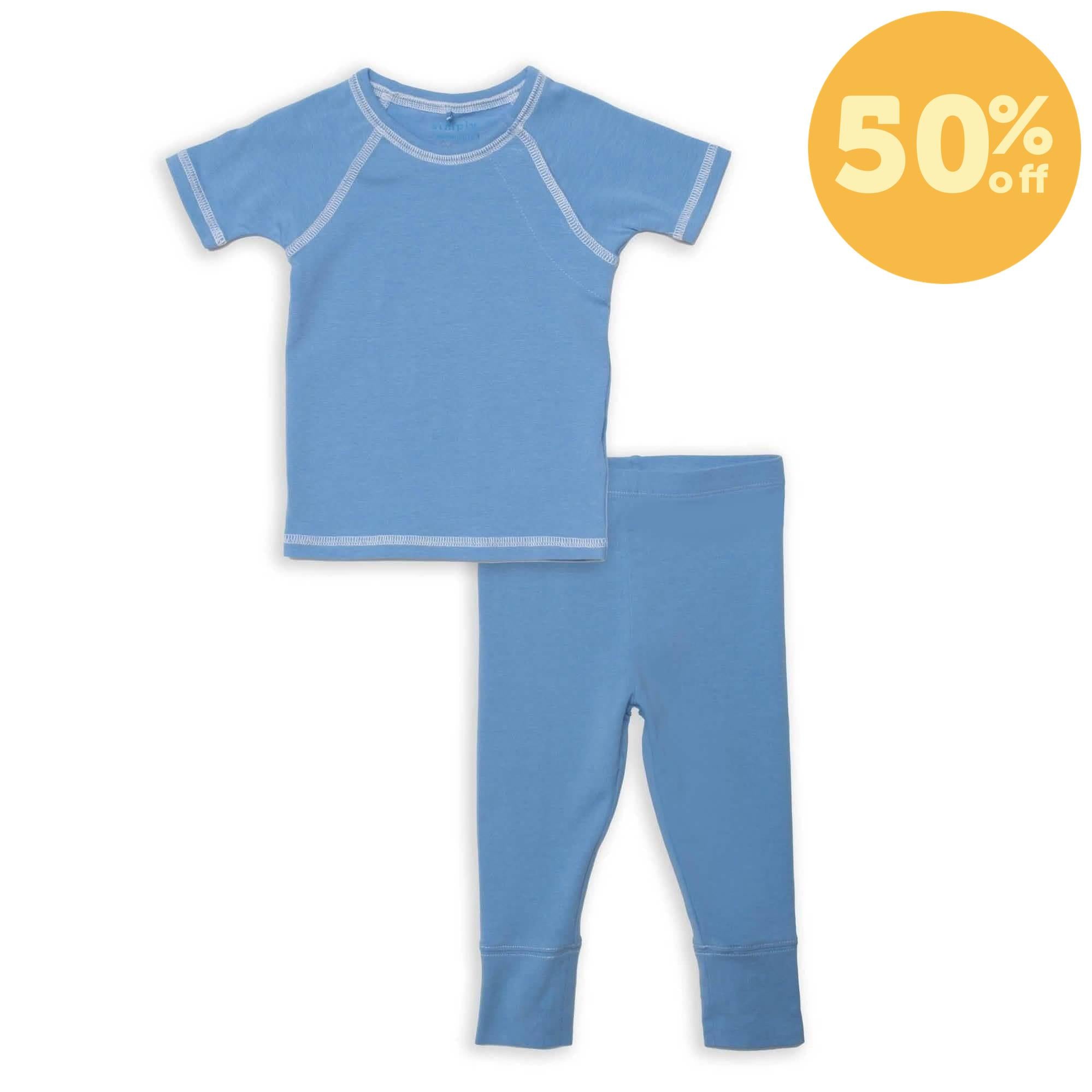 utah sky CloudStretch™ magnetic toddler pajama set