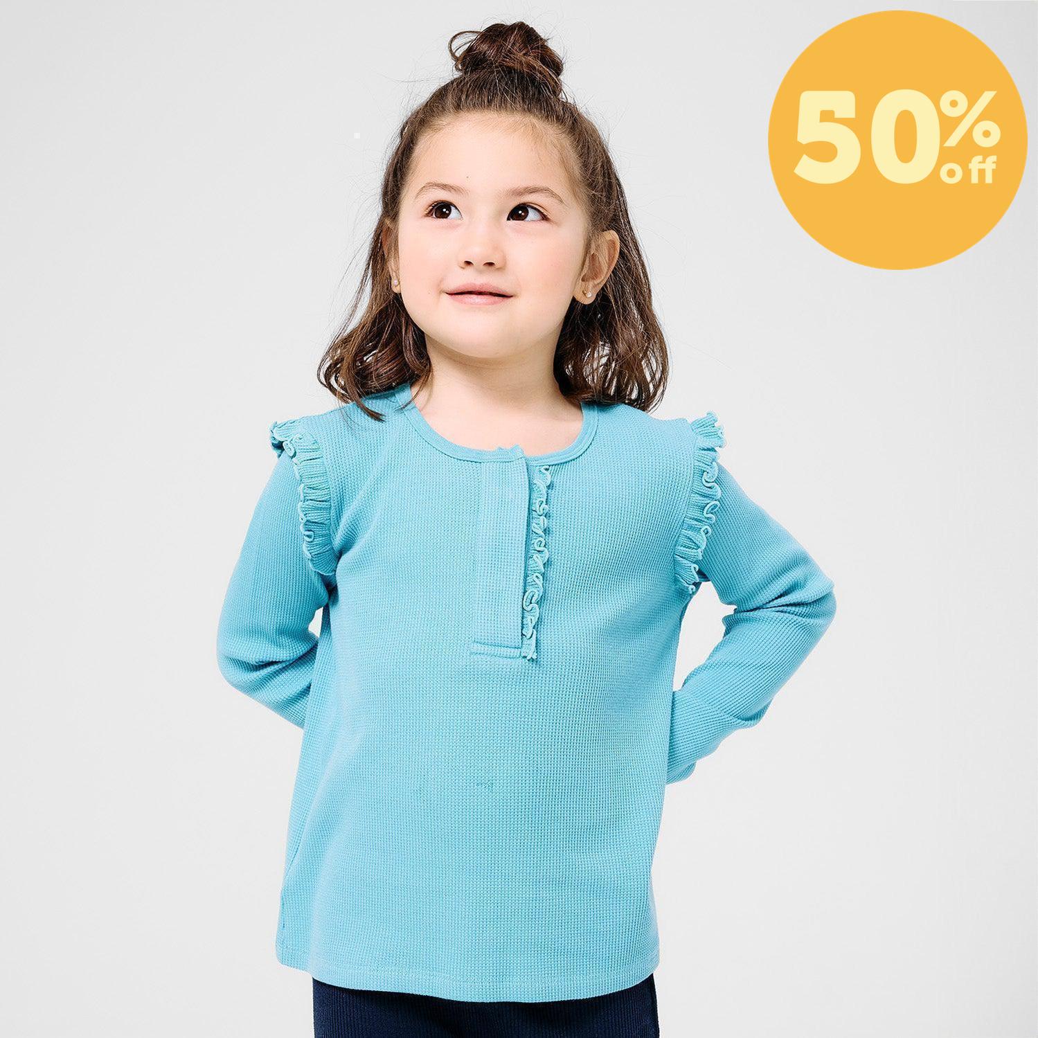 waterfall waffle modal magnetic henley top