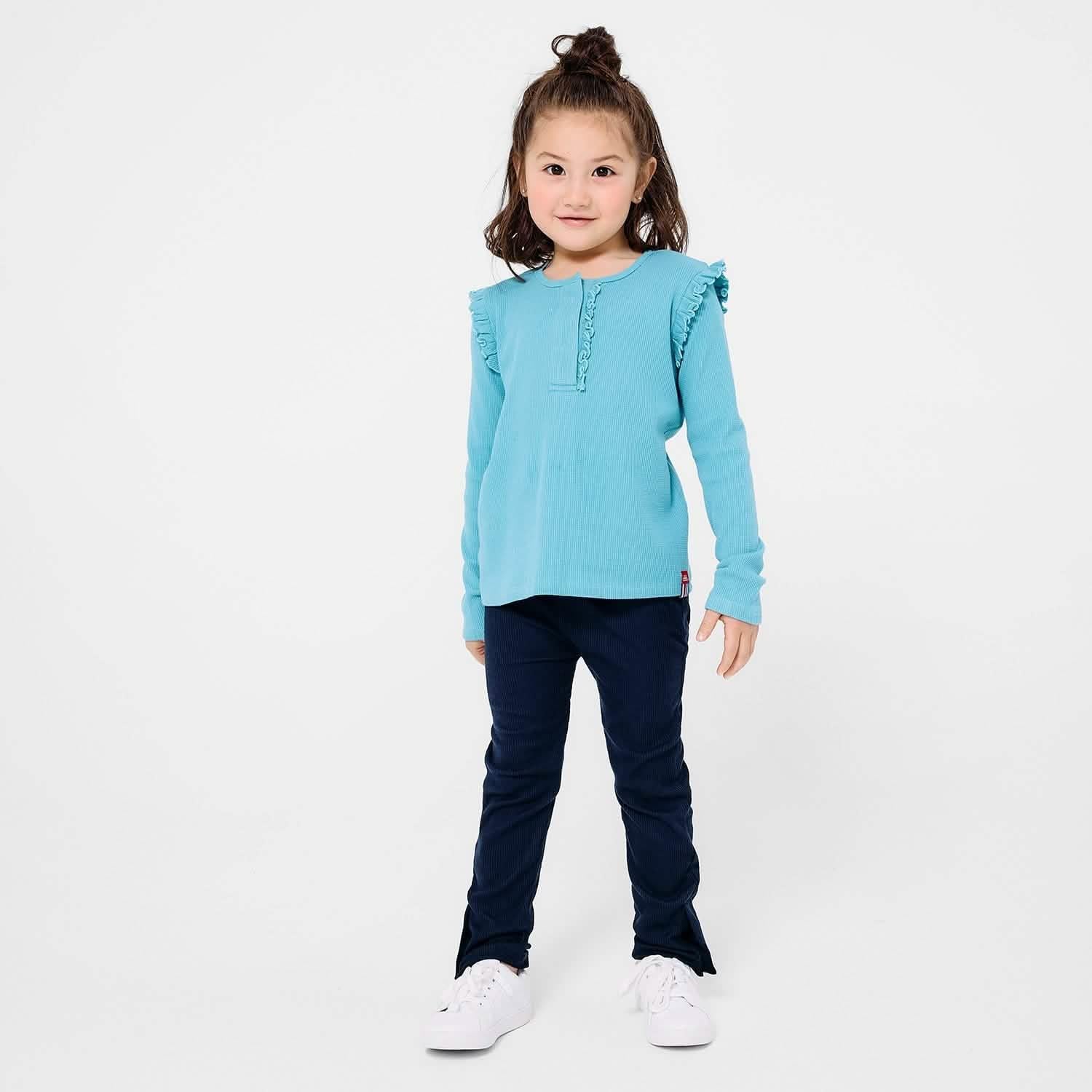 waterfall waffle modal magnetic henley top