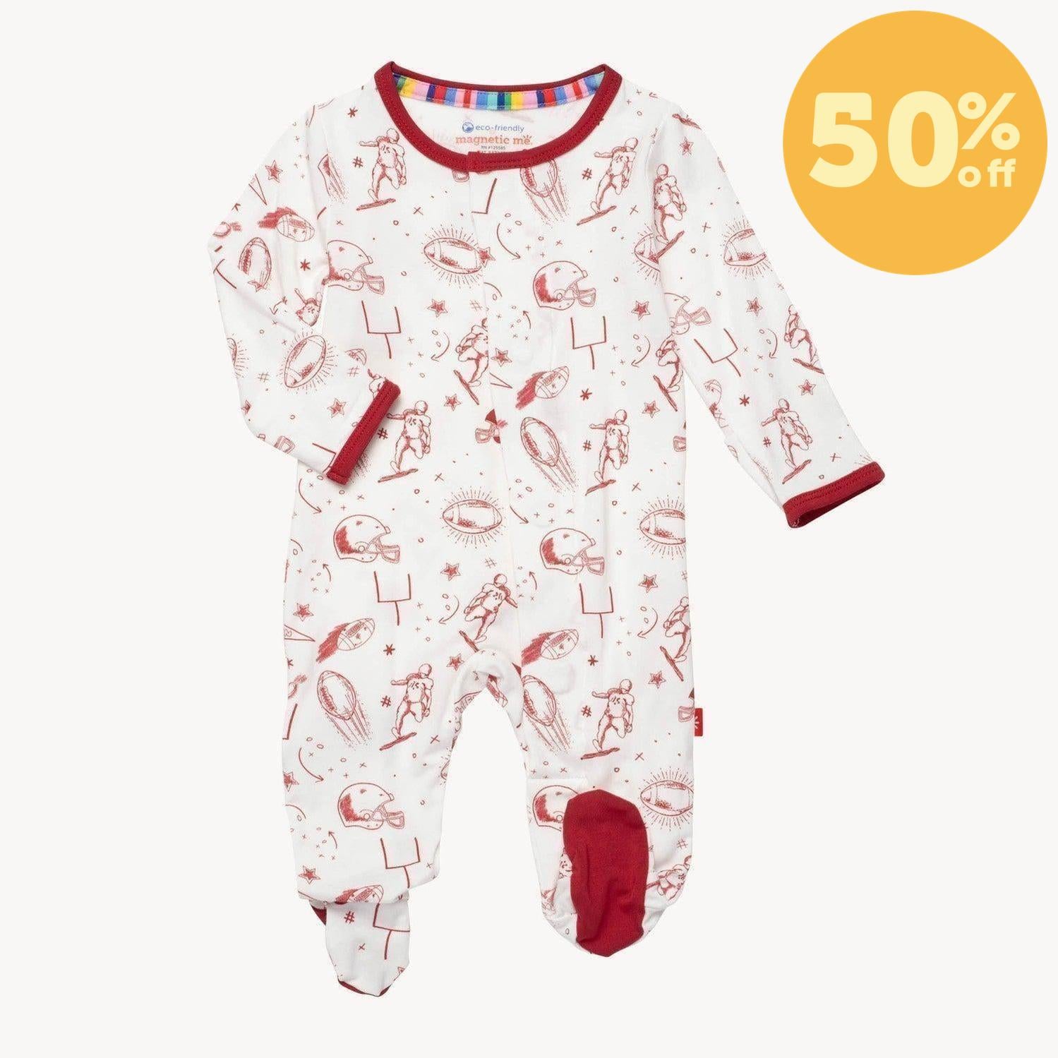 white game day modal magnetic parent favorite footie