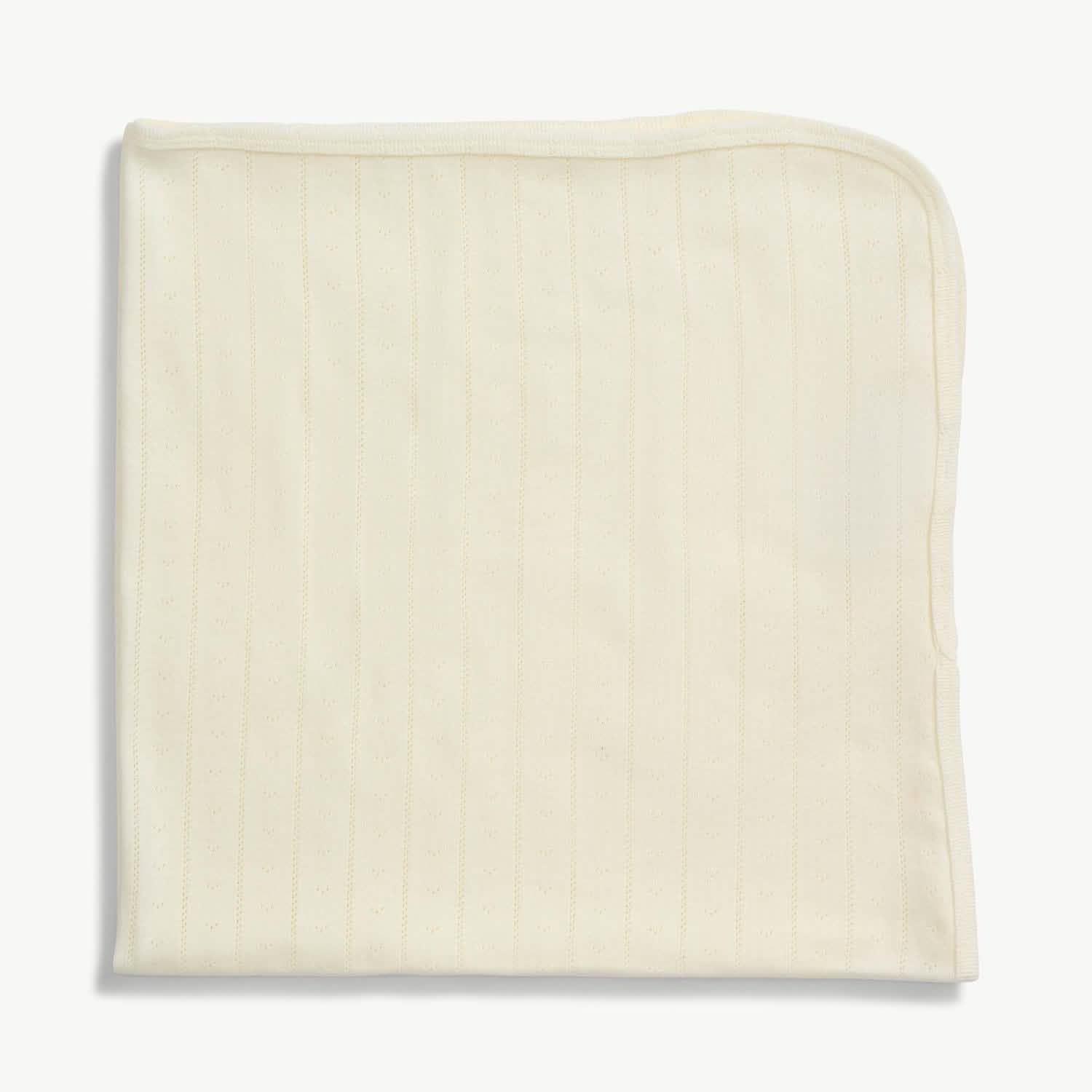 love lines tofu organic cotton pointelle baby blanket