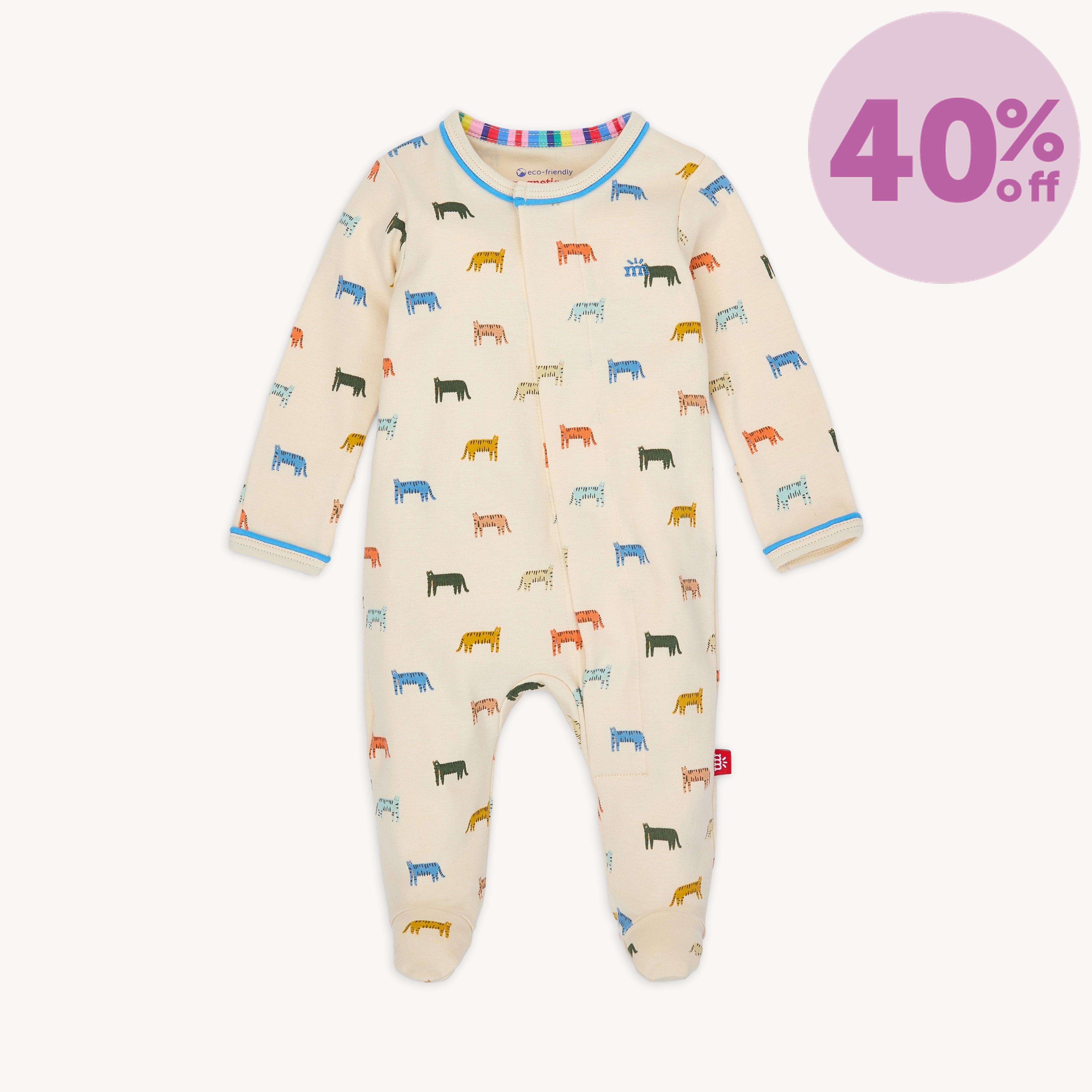 le tigre organic cotton magnetic parent favorite footie